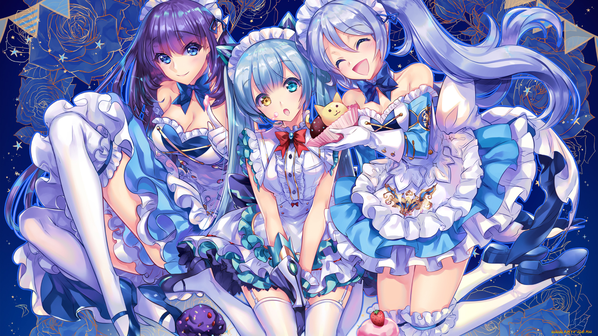 аниме, unknown, , другое, , девушки