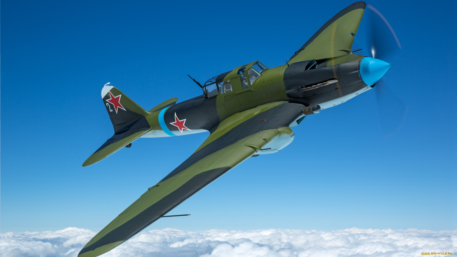 авиация, боевые, самолёты, ил-2