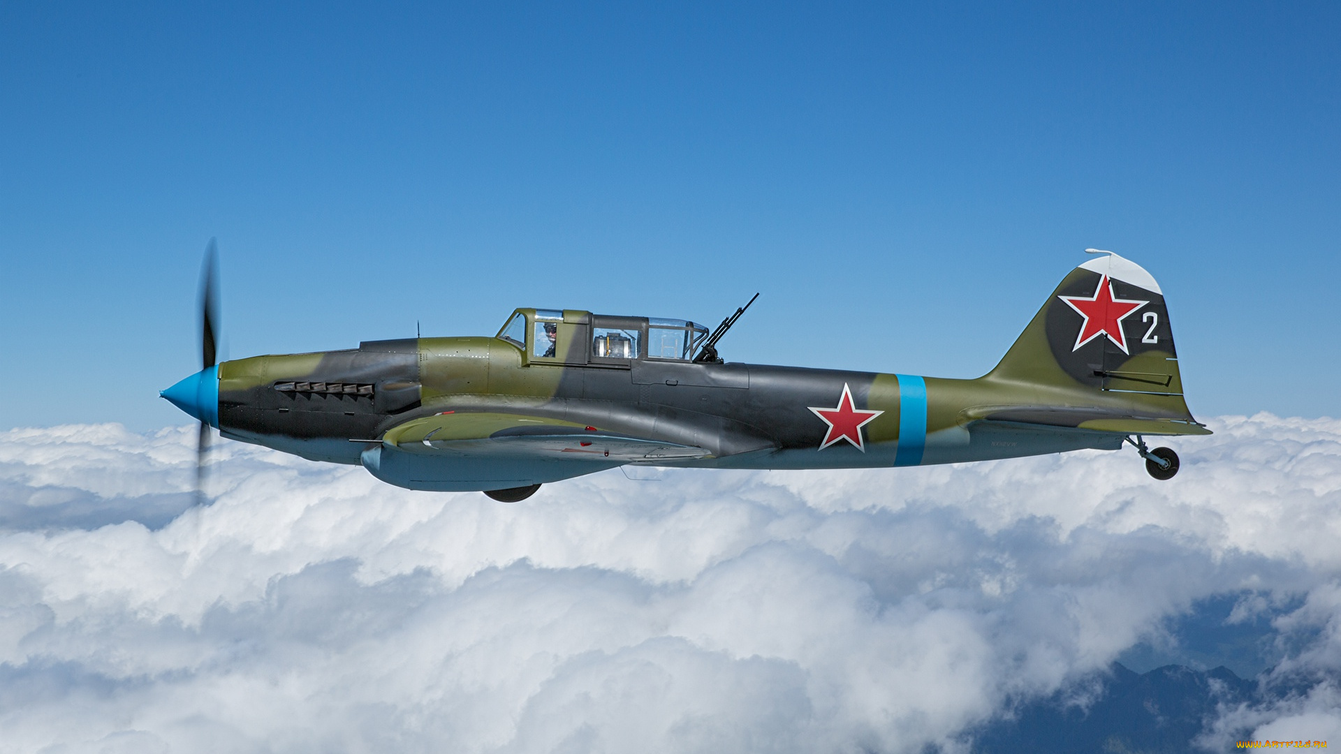 авиация, боевые, самолёты, ил-2