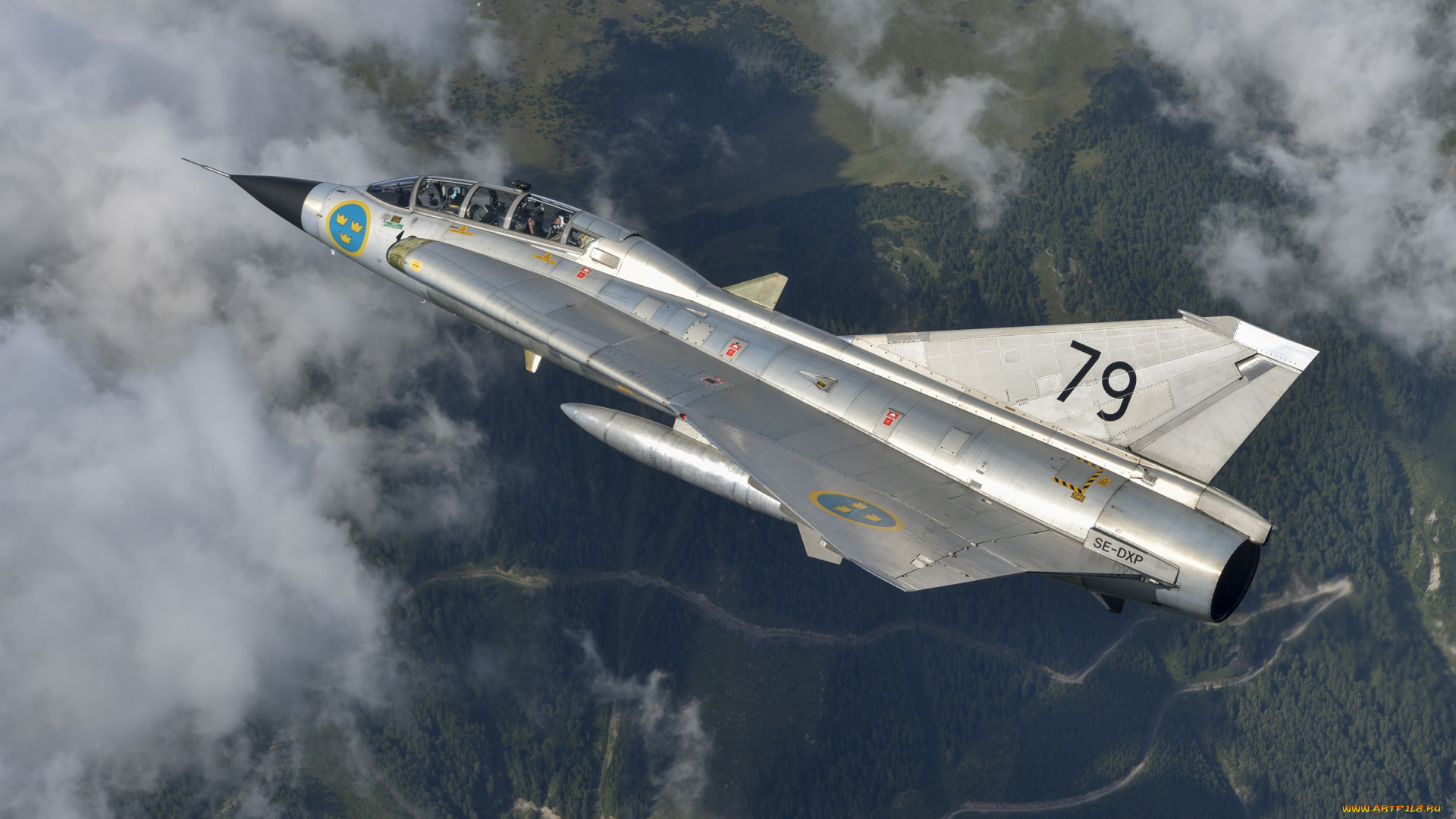 авиация, боевые, самолёты, saab, 35, draken