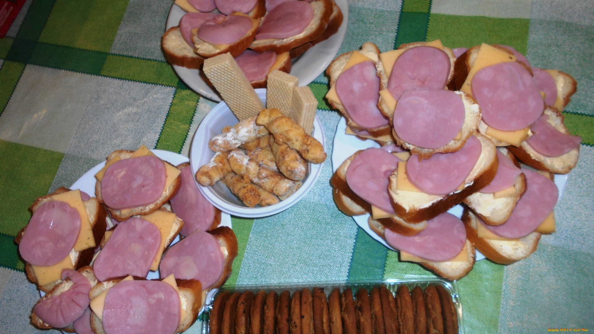 еда, бутерброды, , гамбургеры, , канапе, колбаса, хлеб, печенье, сыр