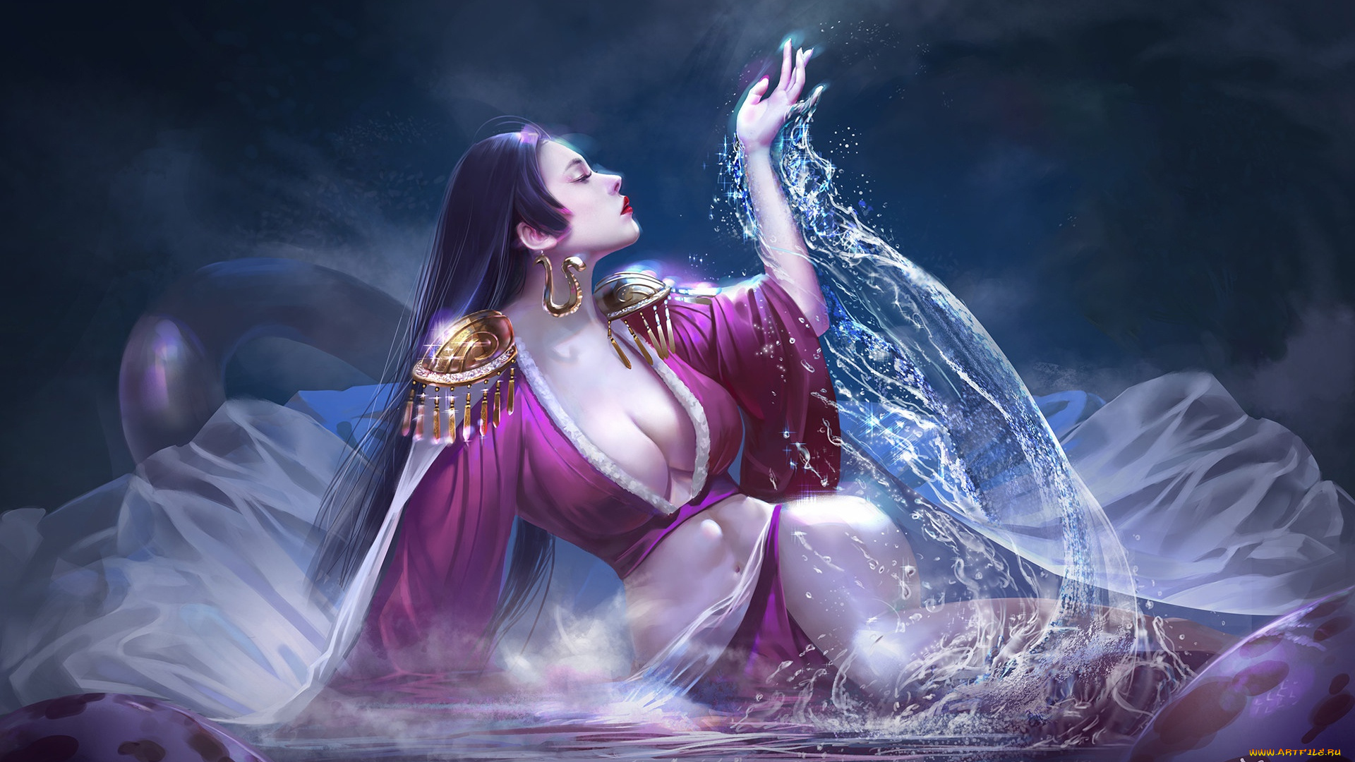 фэнтези, девушки, by, old, zhang