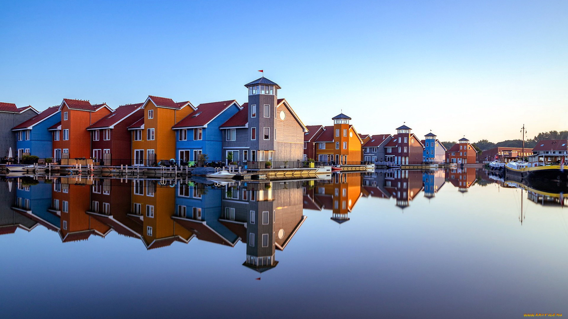 groningen, netherlands, города, -, здания, , дома