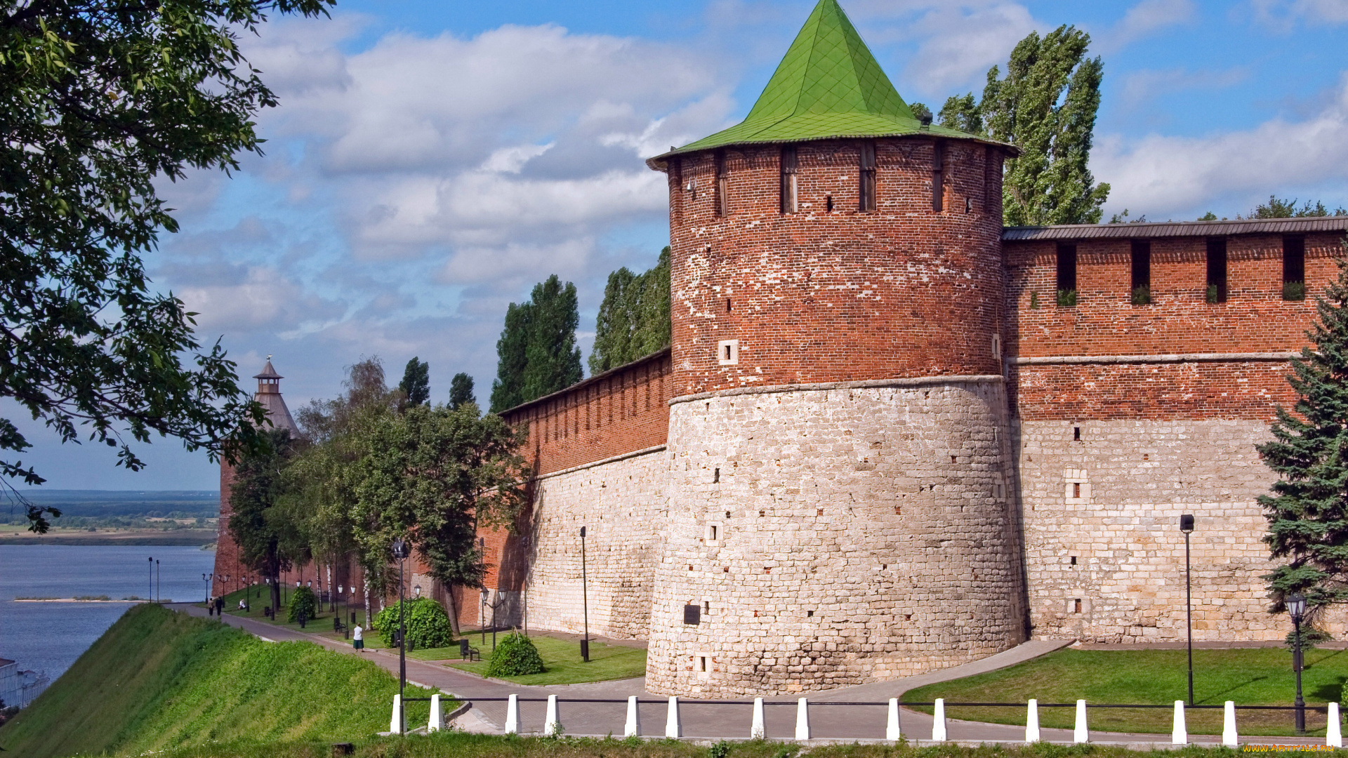 нижний, новгород, города, -, дворцы, , замки, , крепости, нижний, новгород, башня, кремль, стены, россия, город