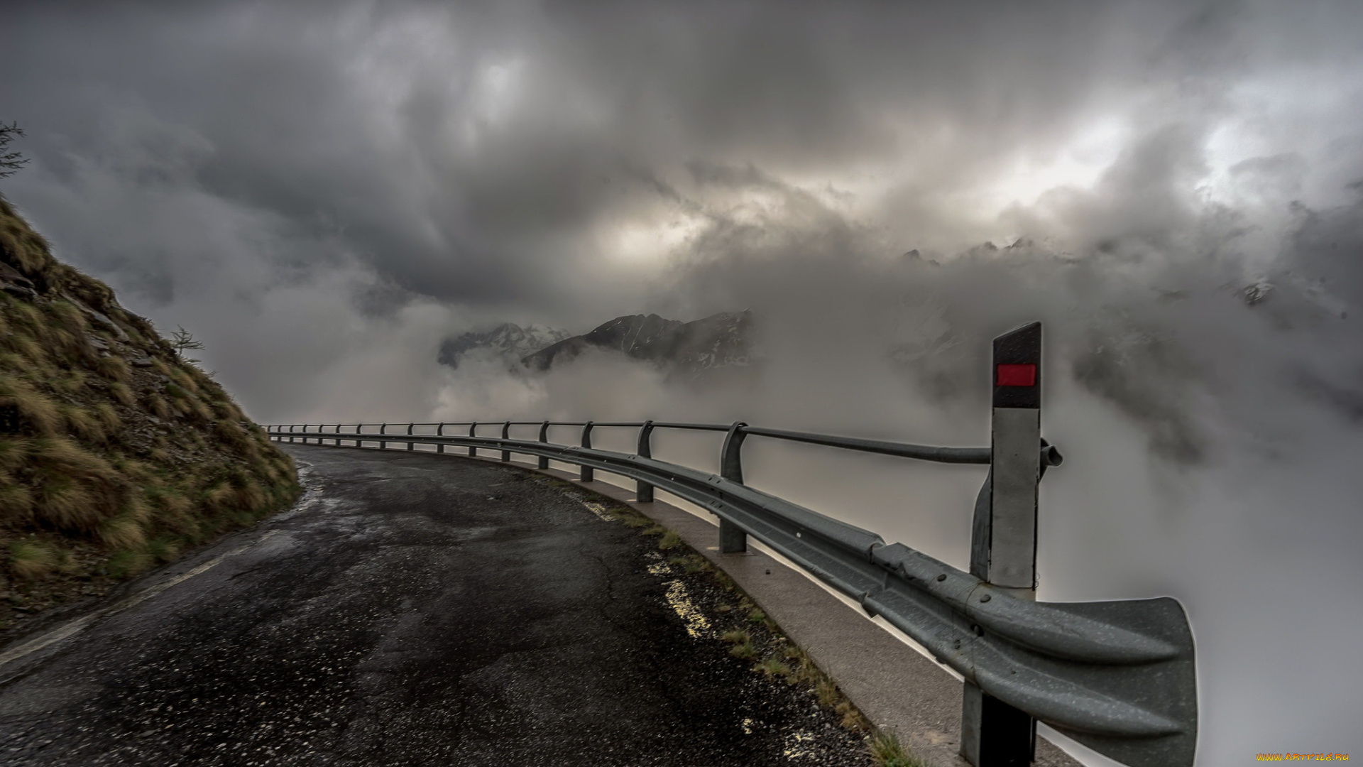 природа, дороги, дорога