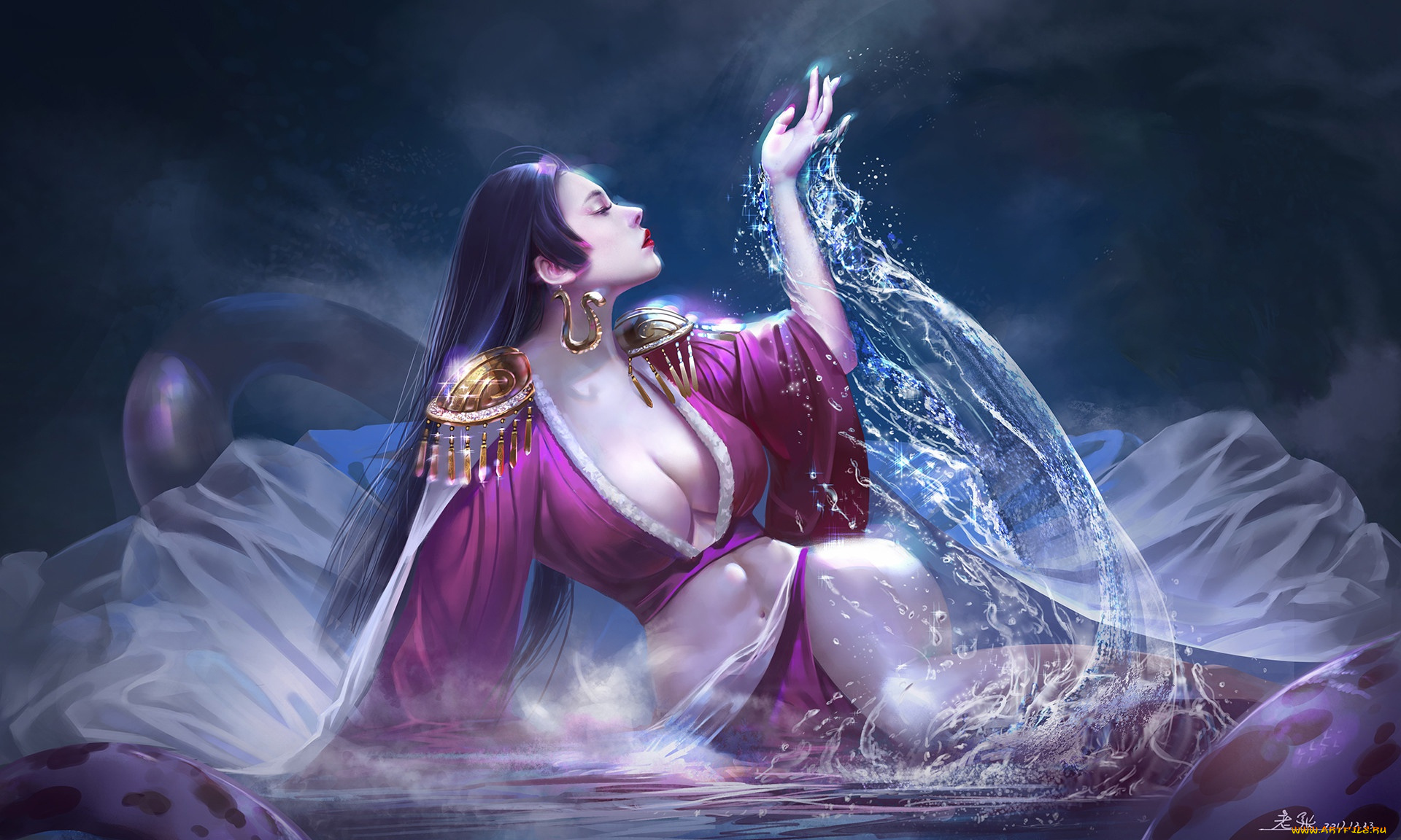 фэнтези, девушки, by, old, zhang