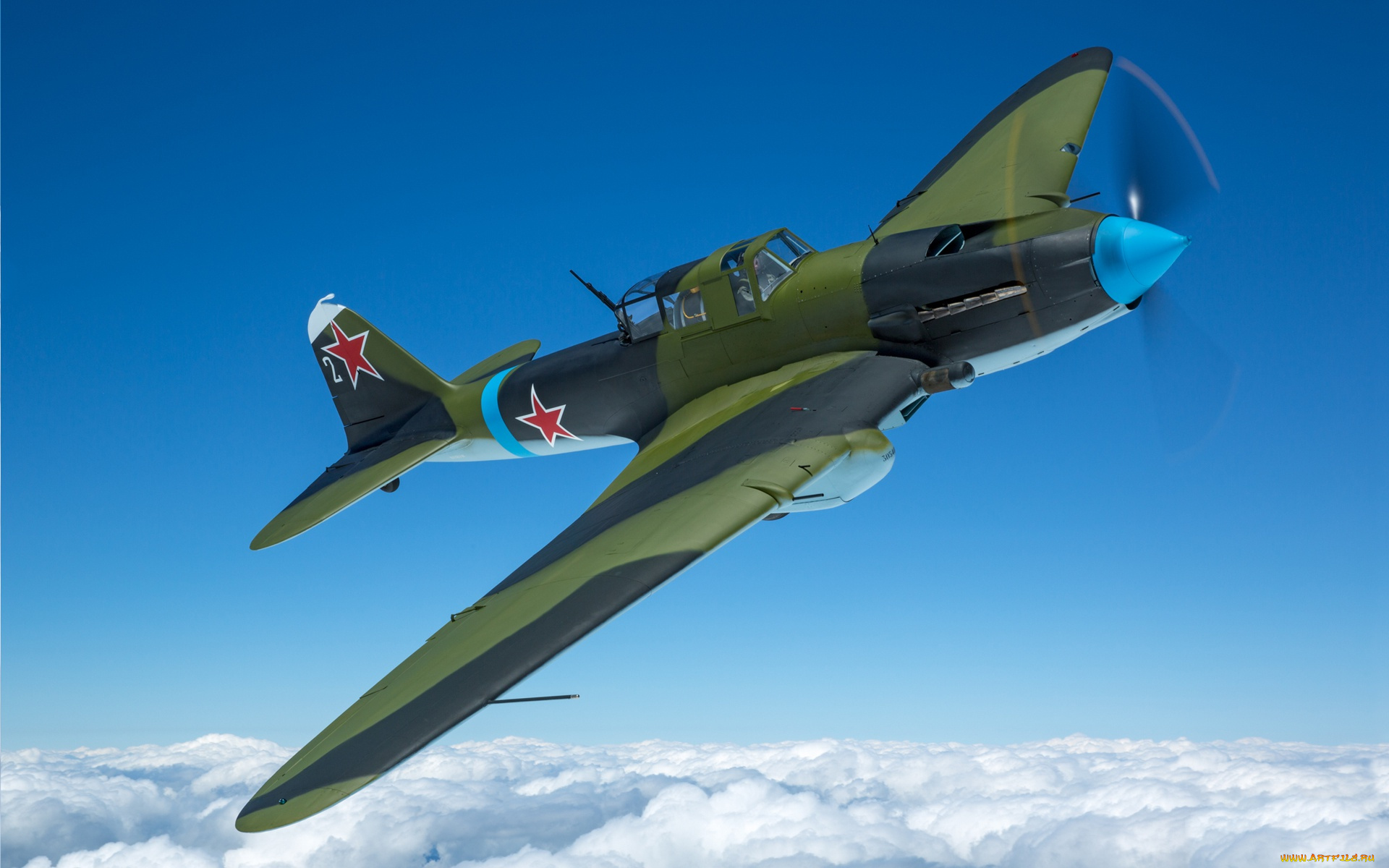 авиация, боевые, самолёты, ил-2