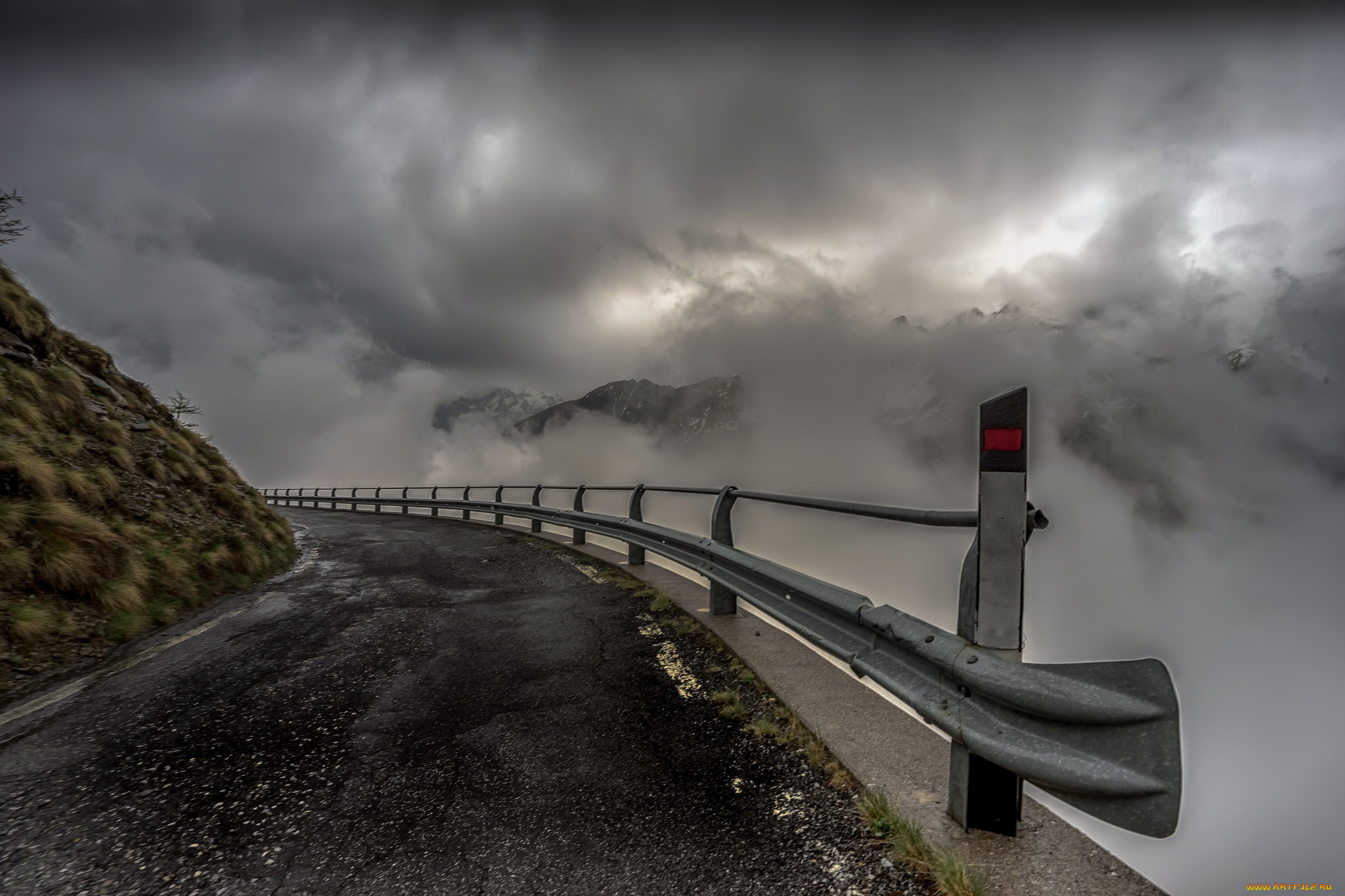 природа, дороги, дорога