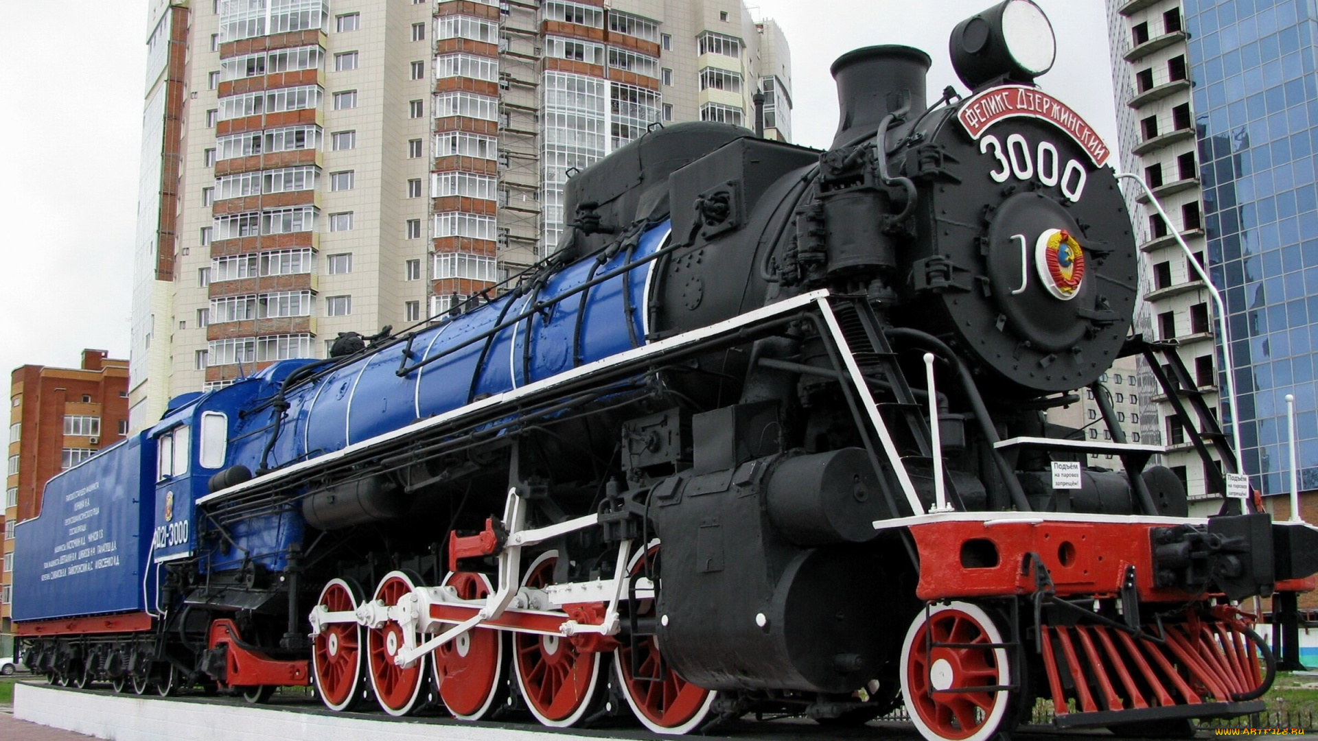 паровоз, фд, 21-, 3000, техника, паровозы, паровоз, фд, 21-, 3000, локомотив, здания, памятник
