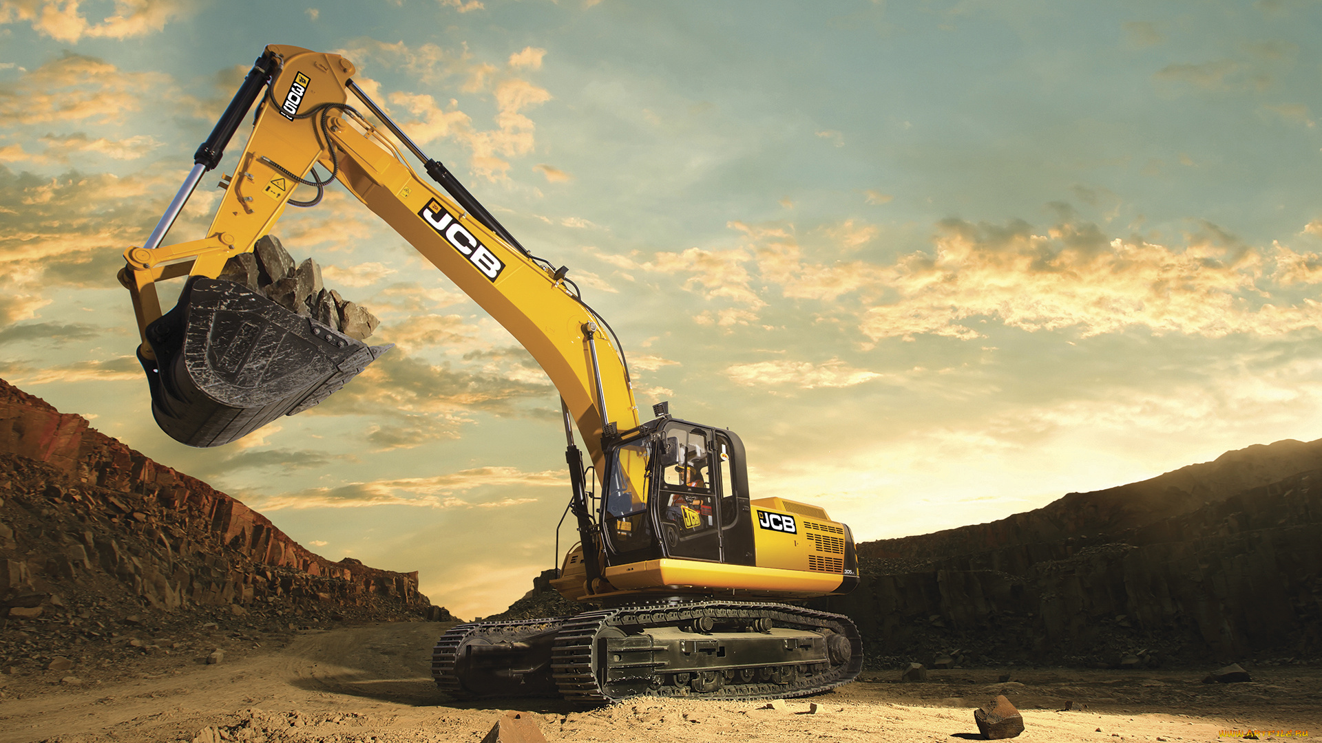техника, экскаваторы, jcb