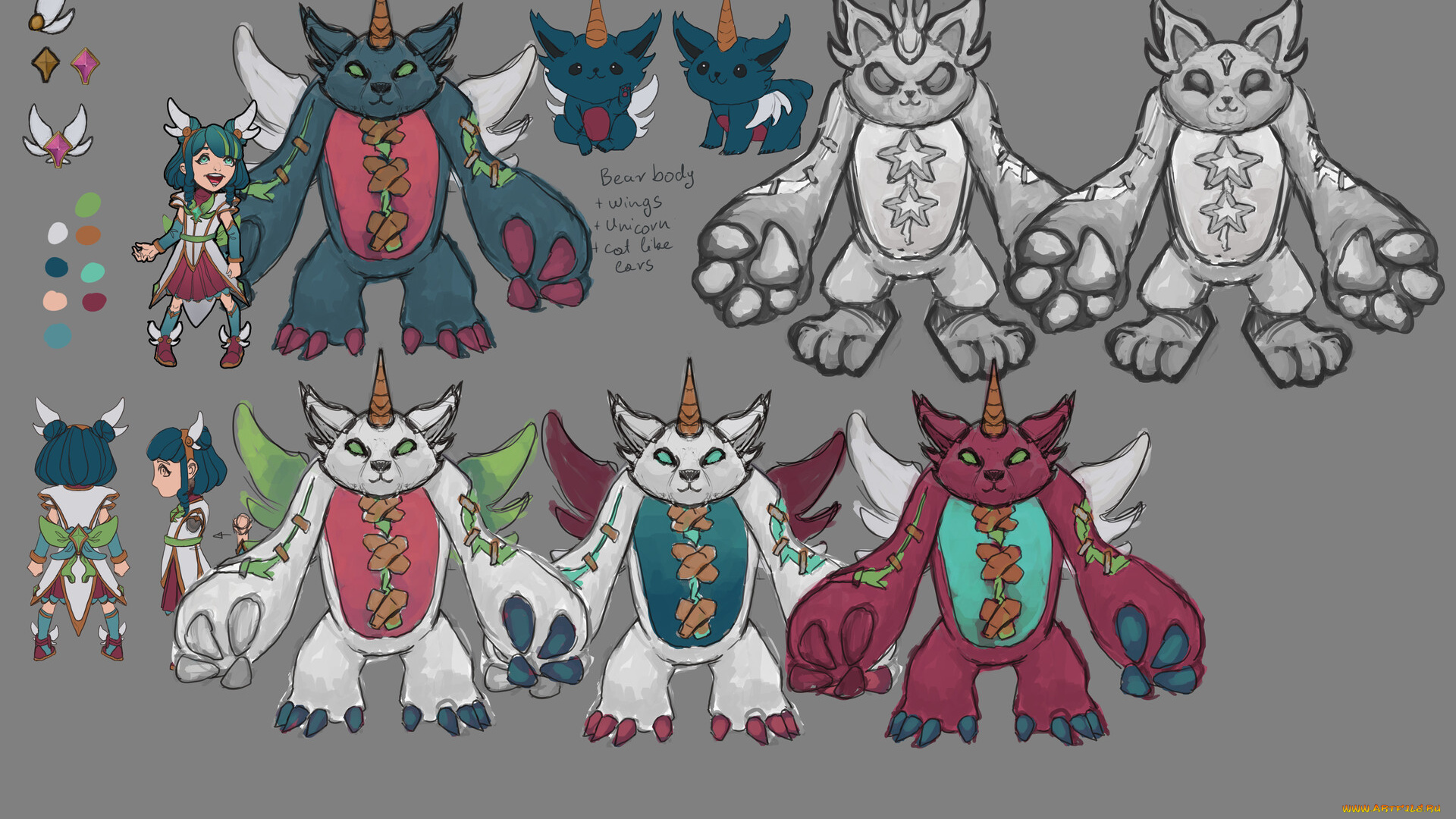 видео, игры, league, of, legends, энни, медведь, образы