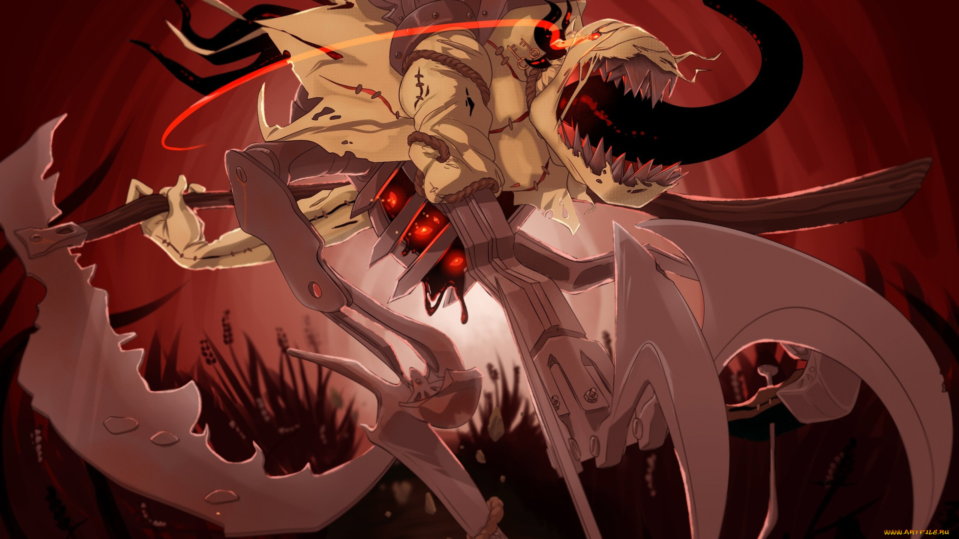 видео, игры, league, of, legends, монстр, поле, фиддлстикс