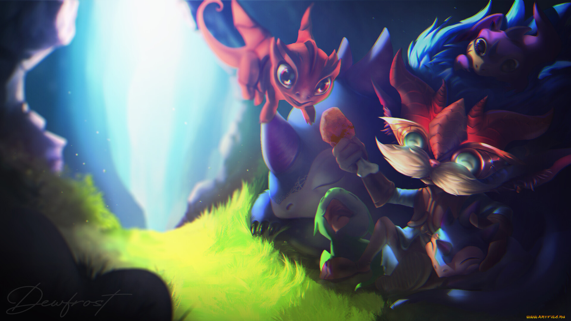 видео, игры, league, of, legends, персонажи, отдых, хеймердингер