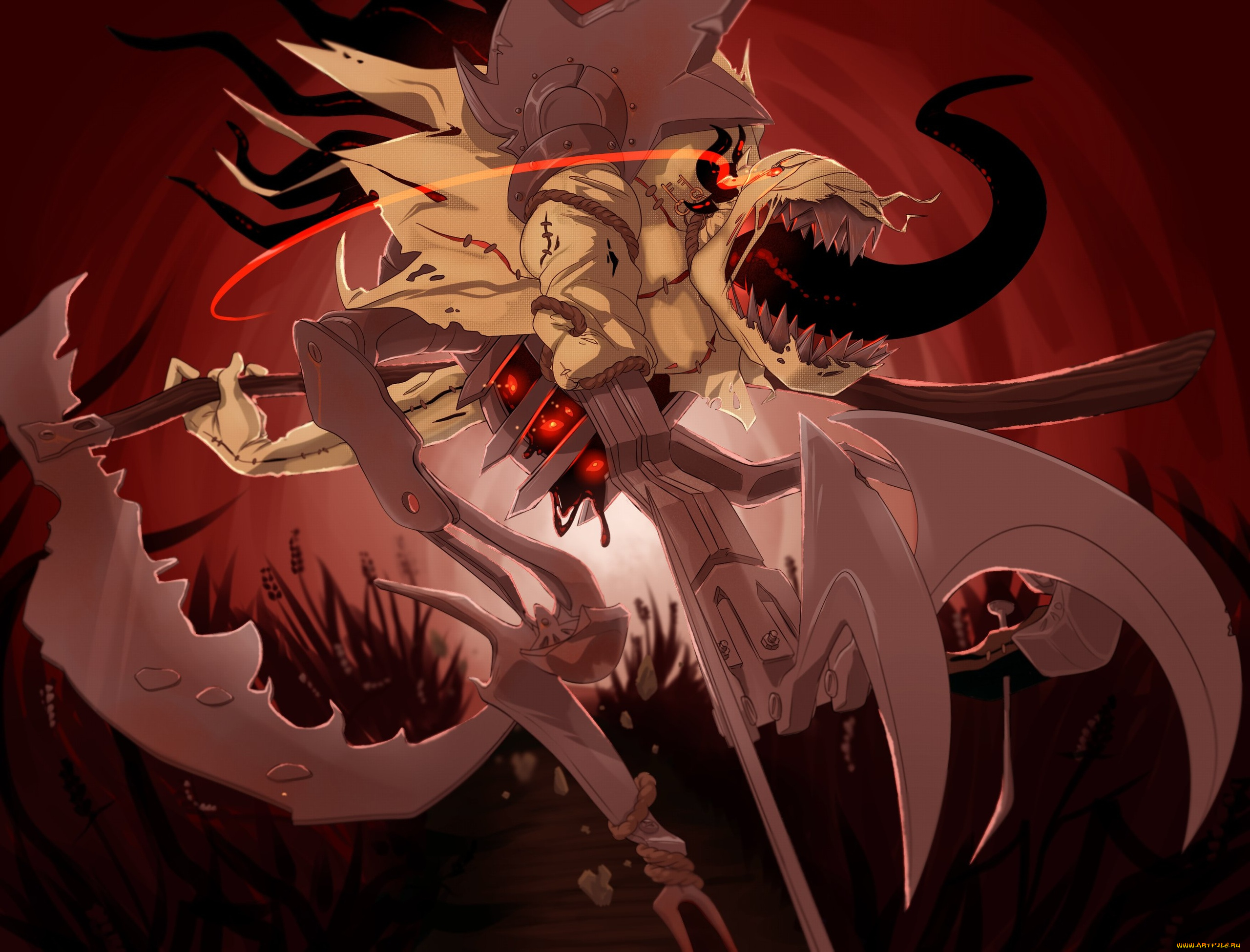 видео, игры, league, of, legends, монстр, поле, фиддлстикс