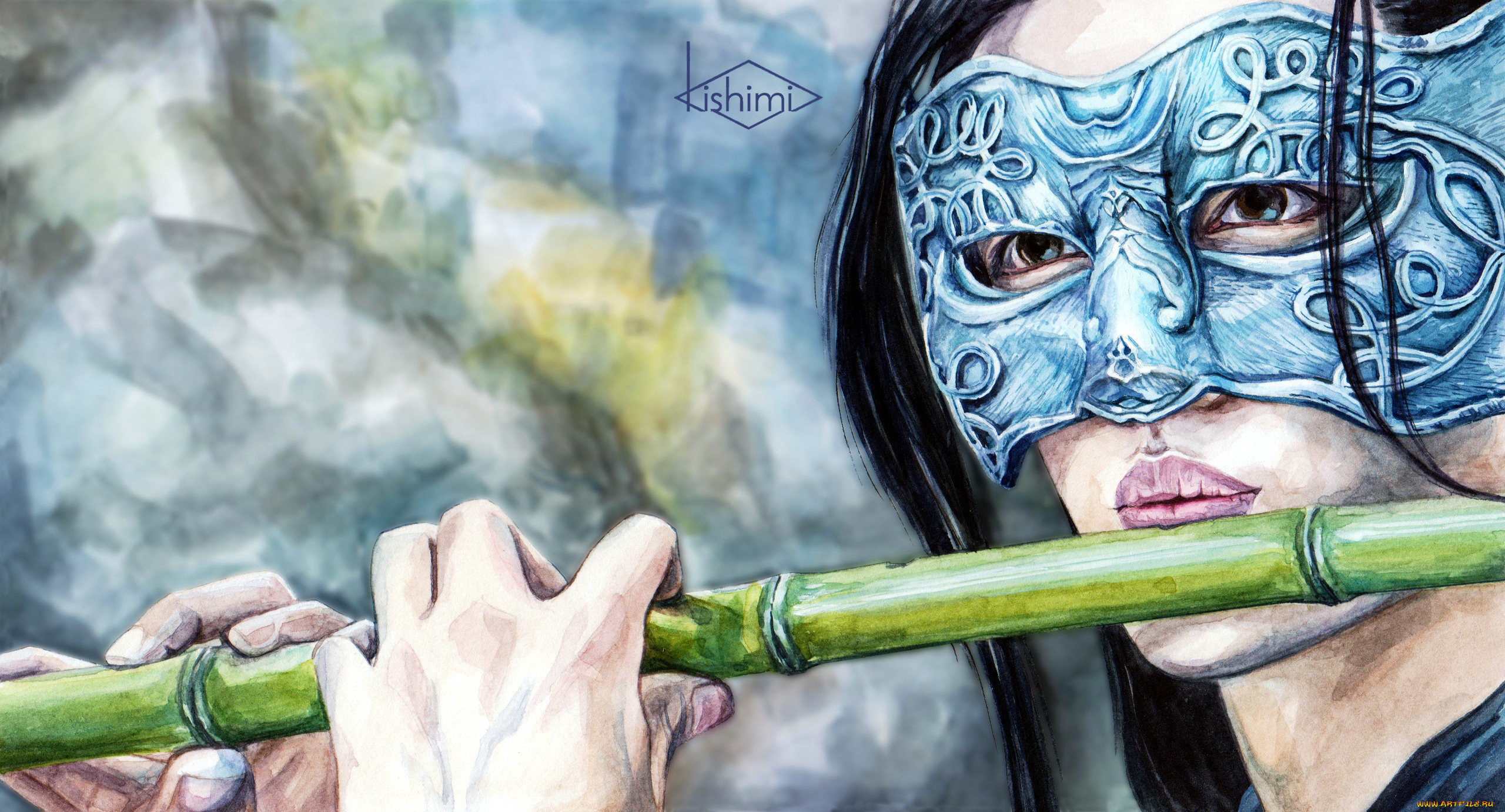 рисованное, кино, , мультфильмы, вэй, усянь, флейта, маска