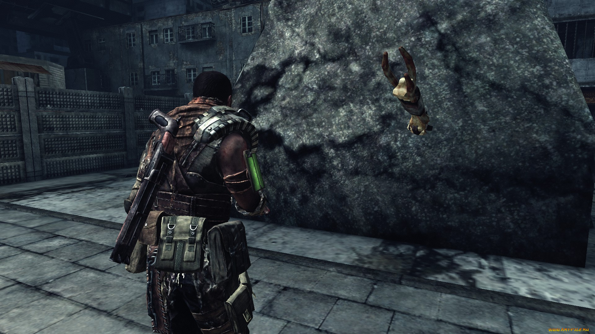 видео, игры, afterfall, , insanity, человек, оружие, монстр