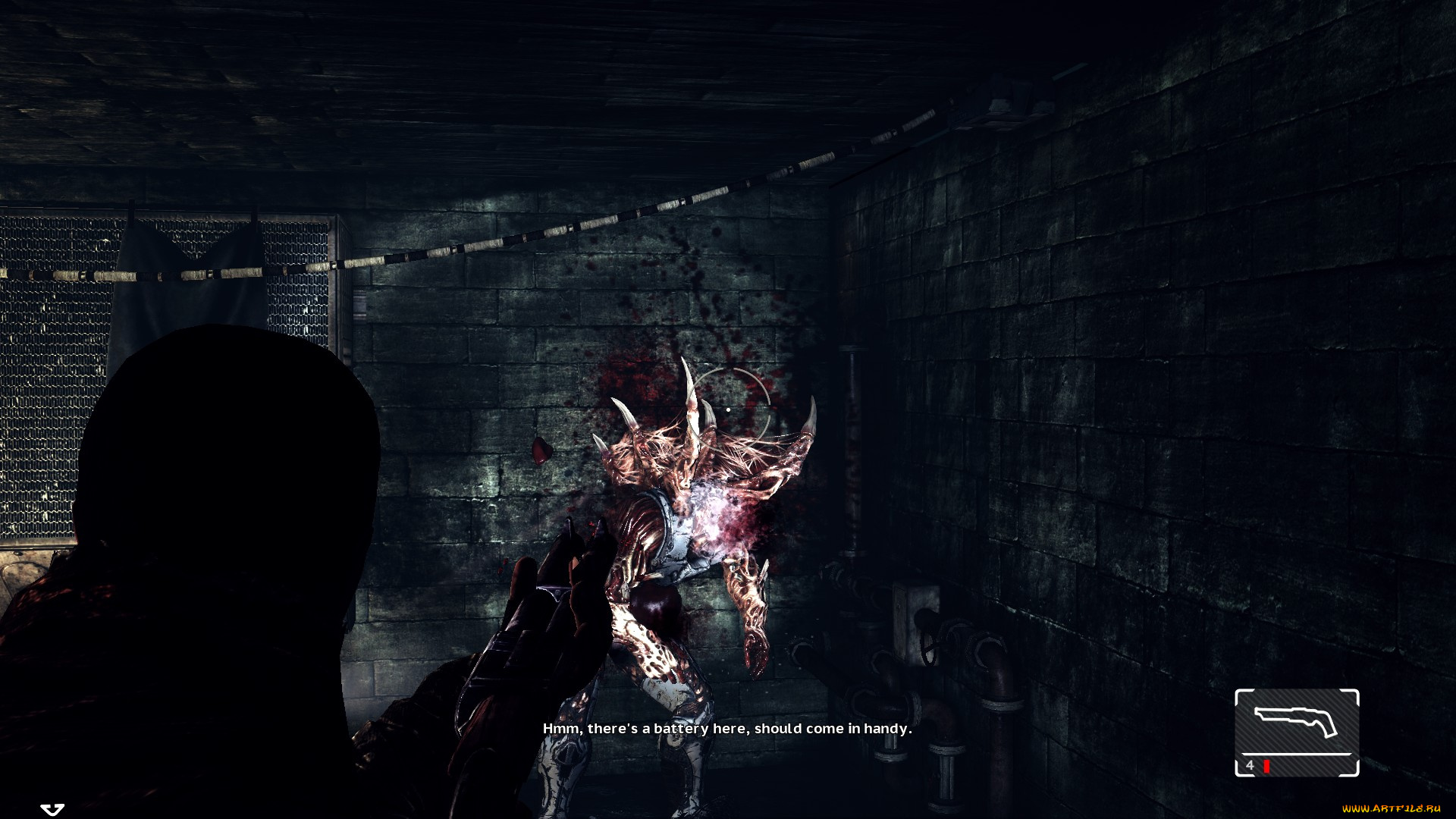 видео, игры, afterfall, , insanity, человек, оружие, монстр