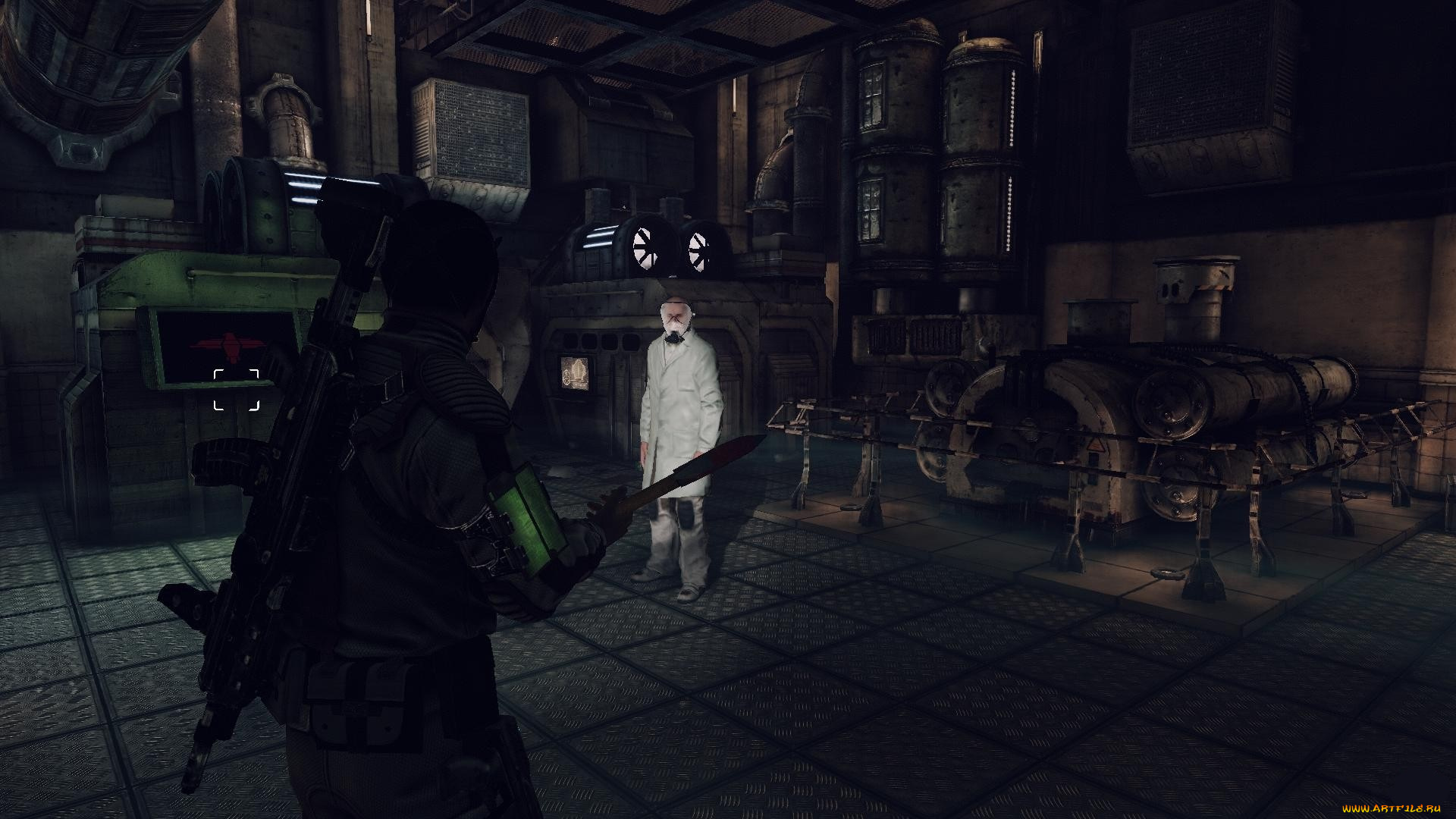 видео, игры, afterfall, , insanity, люди, механизмы