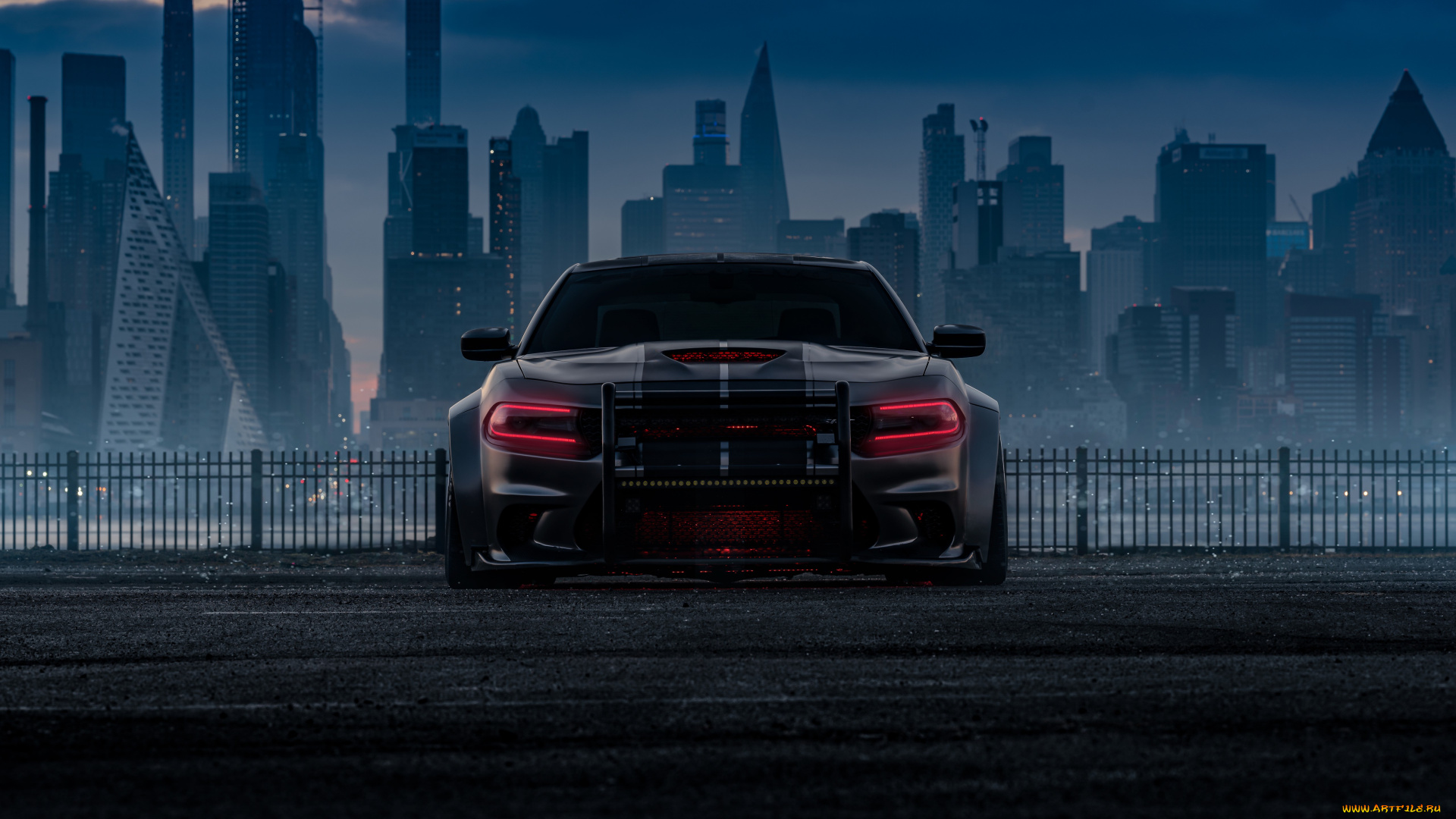 автомобили, dodge, charger, hellcat, enforcer, sedan