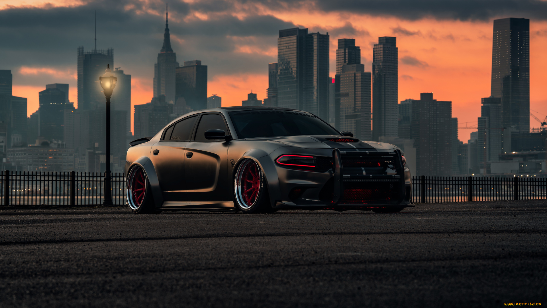 автомобили, dodge, charger, hellcat, enforcer, sedan