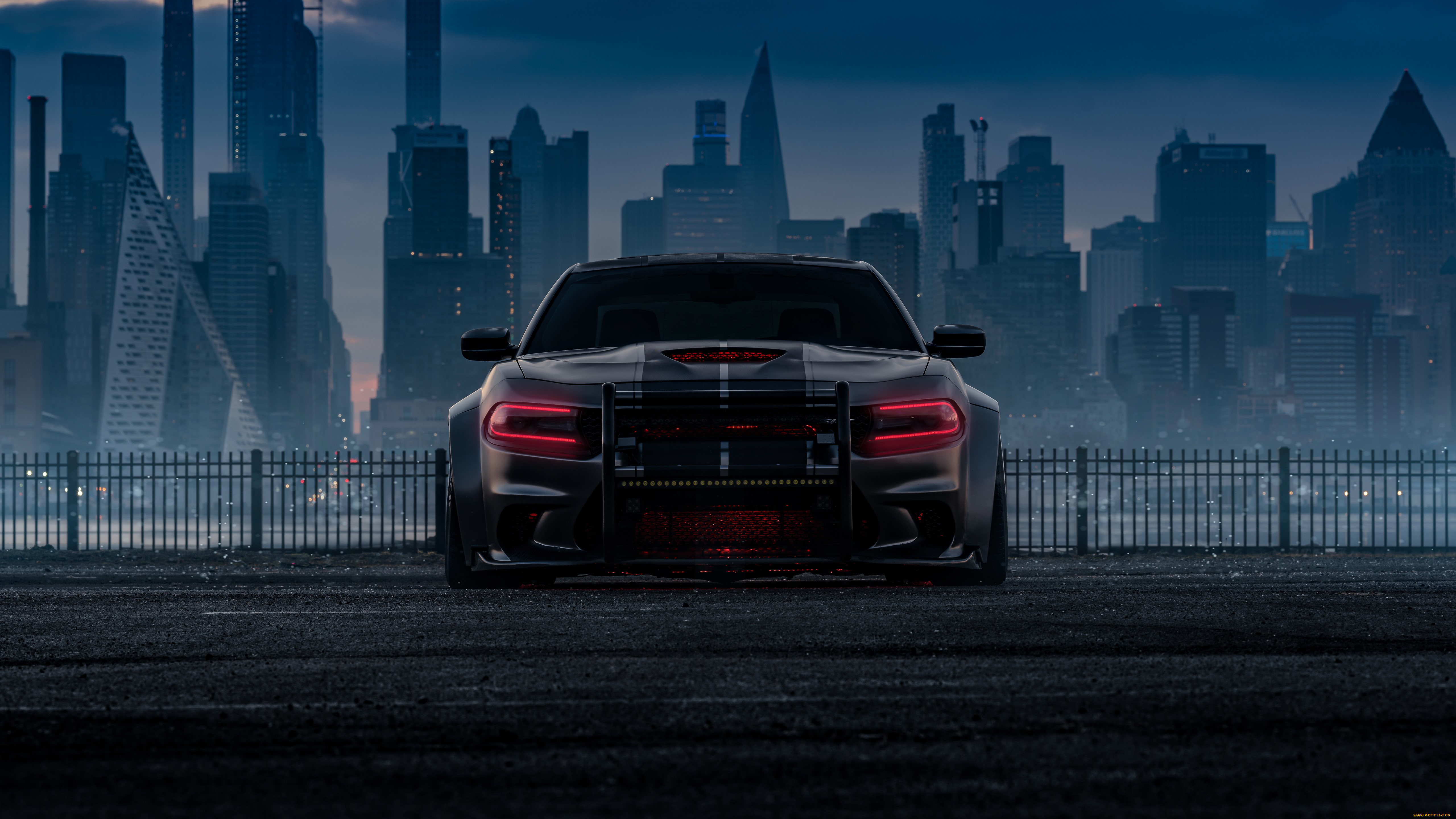 автомобили, dodge, charger, hellcat, enforcer, sedan