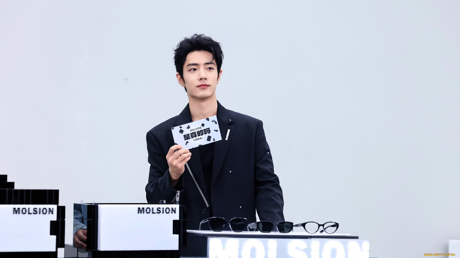 мужчины, xiao, zhan, актер, пиджак, очки, реклама