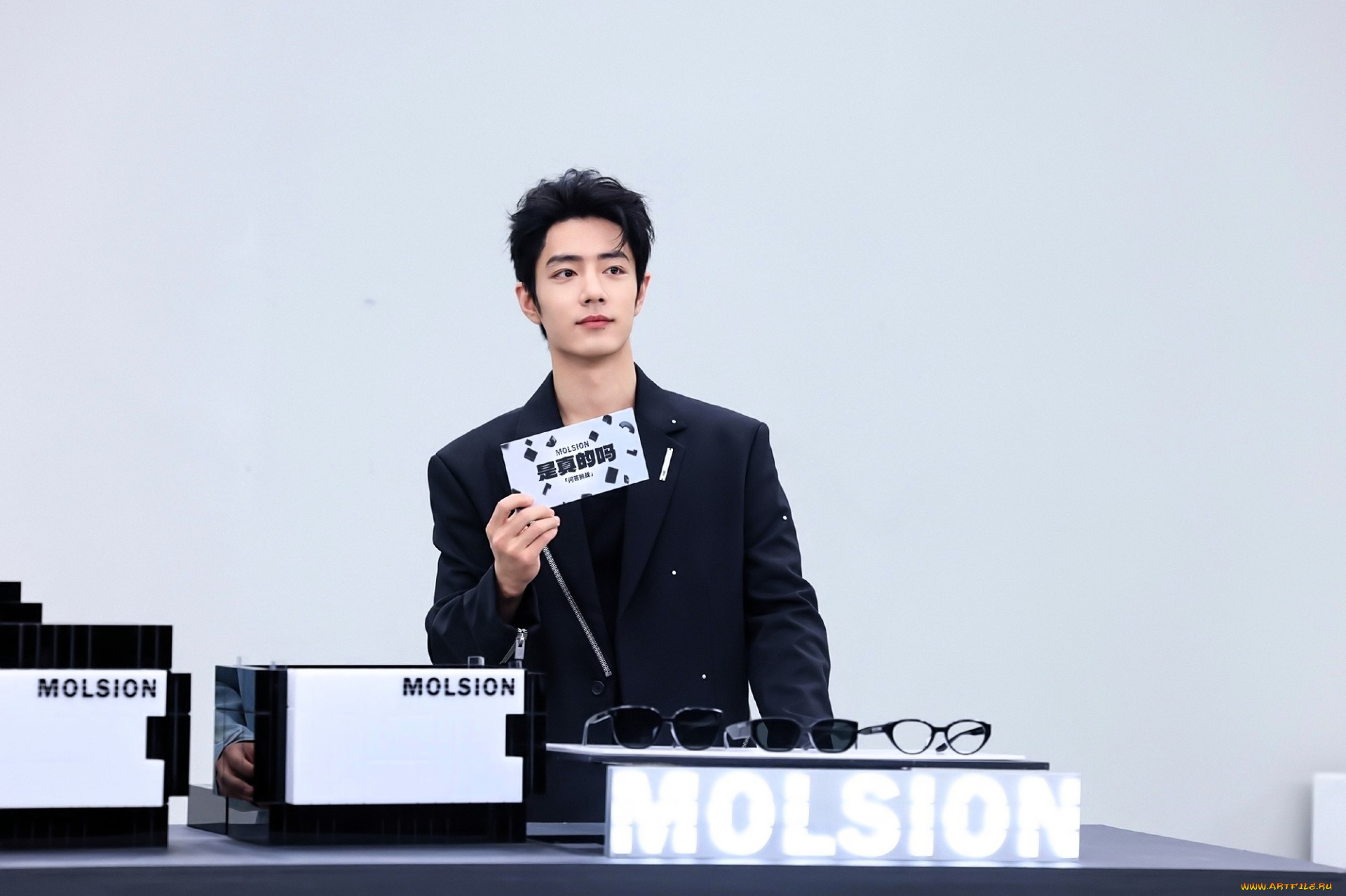 мужчины, xiao, zhan, актер, пиджак, очки, реклама