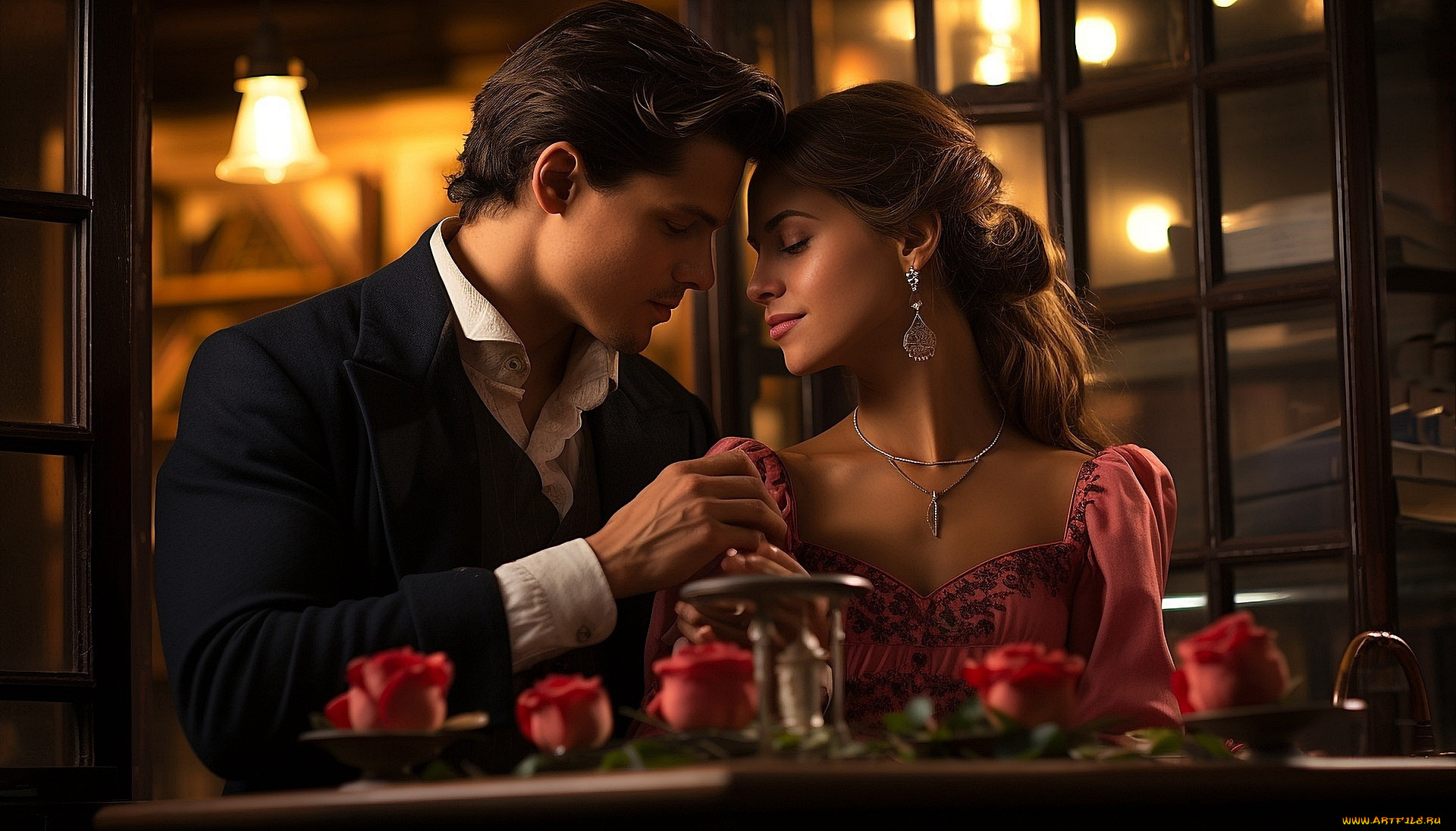 3д, графика, романтика, , romantics, влюбленные