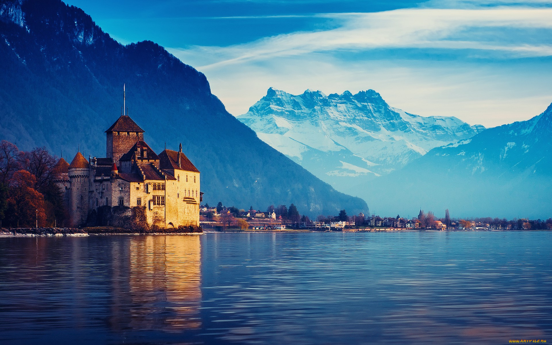 chateau, de, chillon, switzerland, города, шильонский, замок, , швейцария, chateau, de, chillon