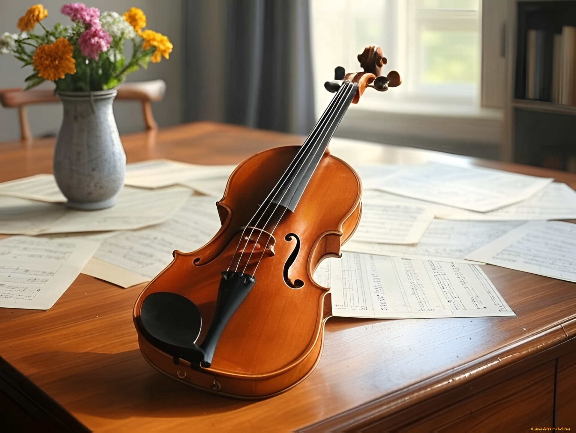 музыка, -музыкальные, инструменты, скрипка