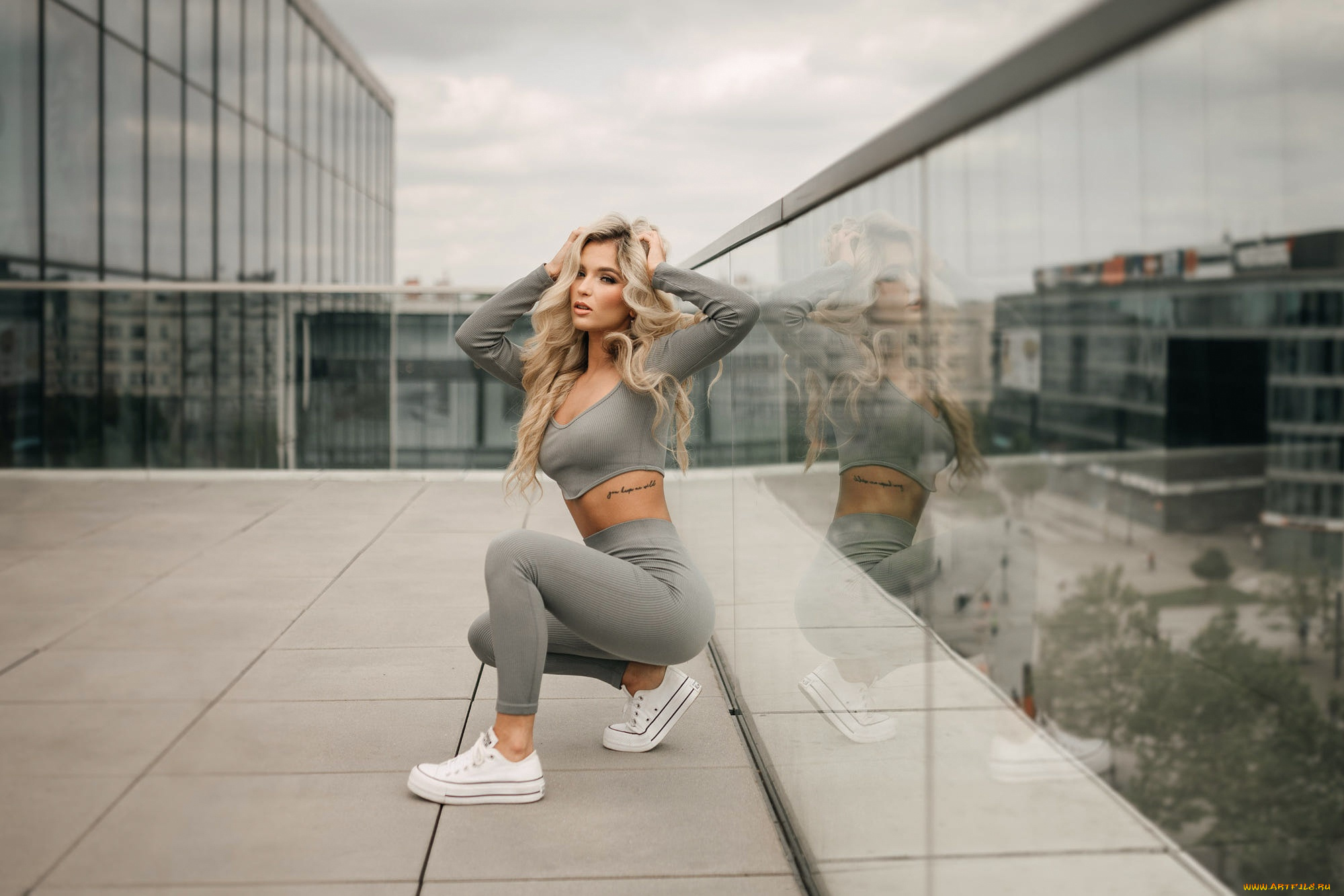 девушки, -, блондинки, , светловолосые, девушка, позирует, jiri, tulach