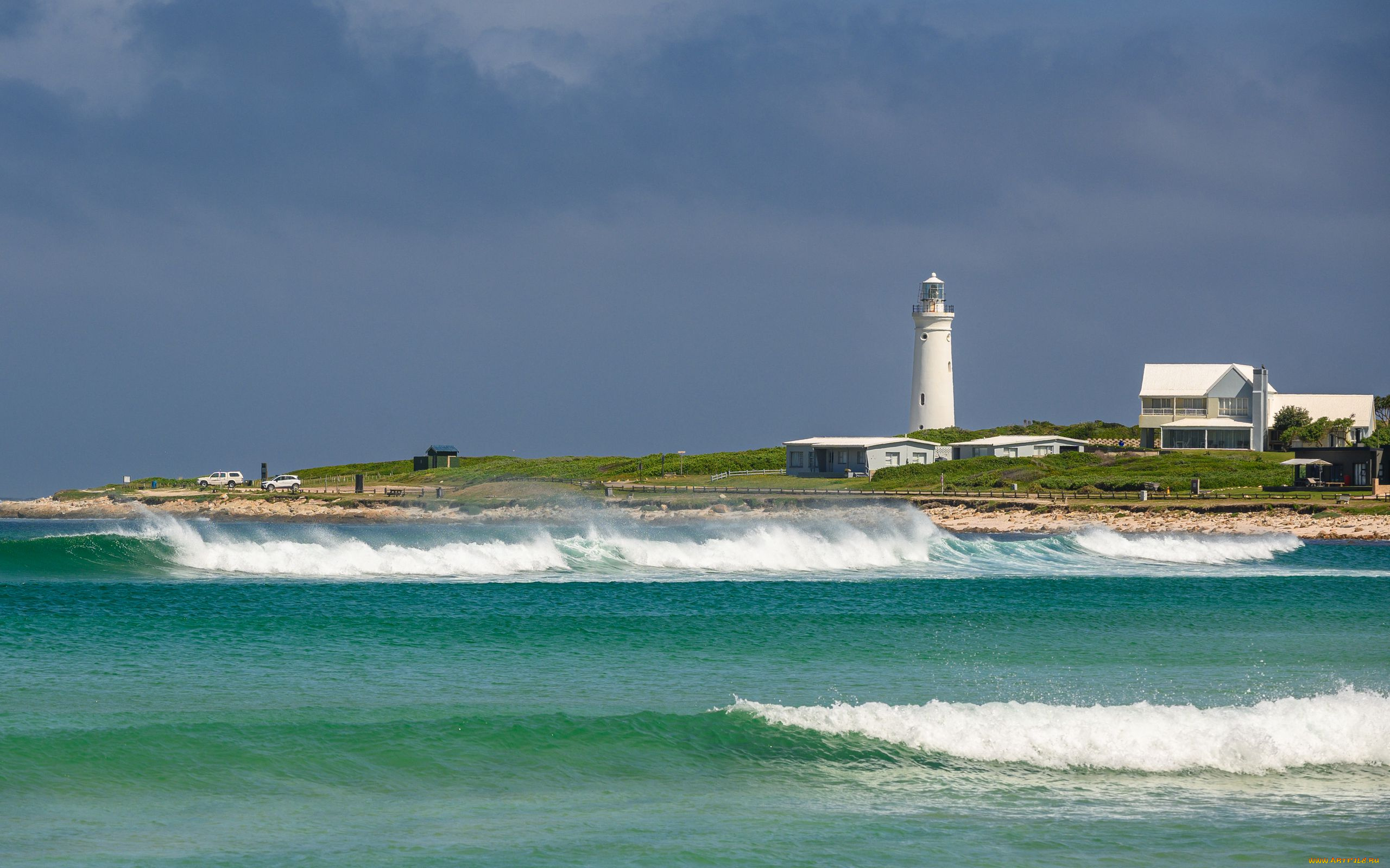 природа, маяки, волны, маяк, небо