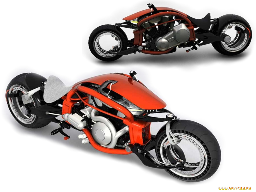 мотоциклы, 3d