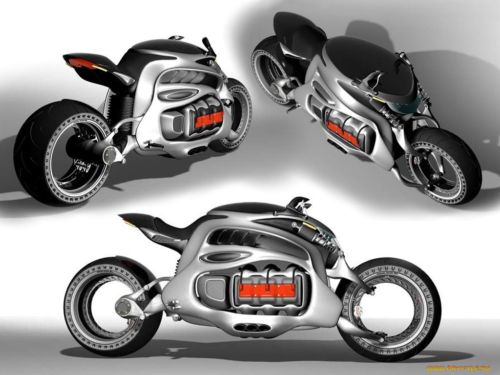 мотоциклы, 3d