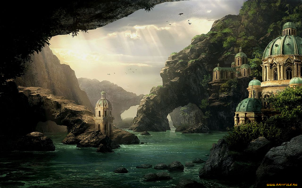 фэнтези, замки