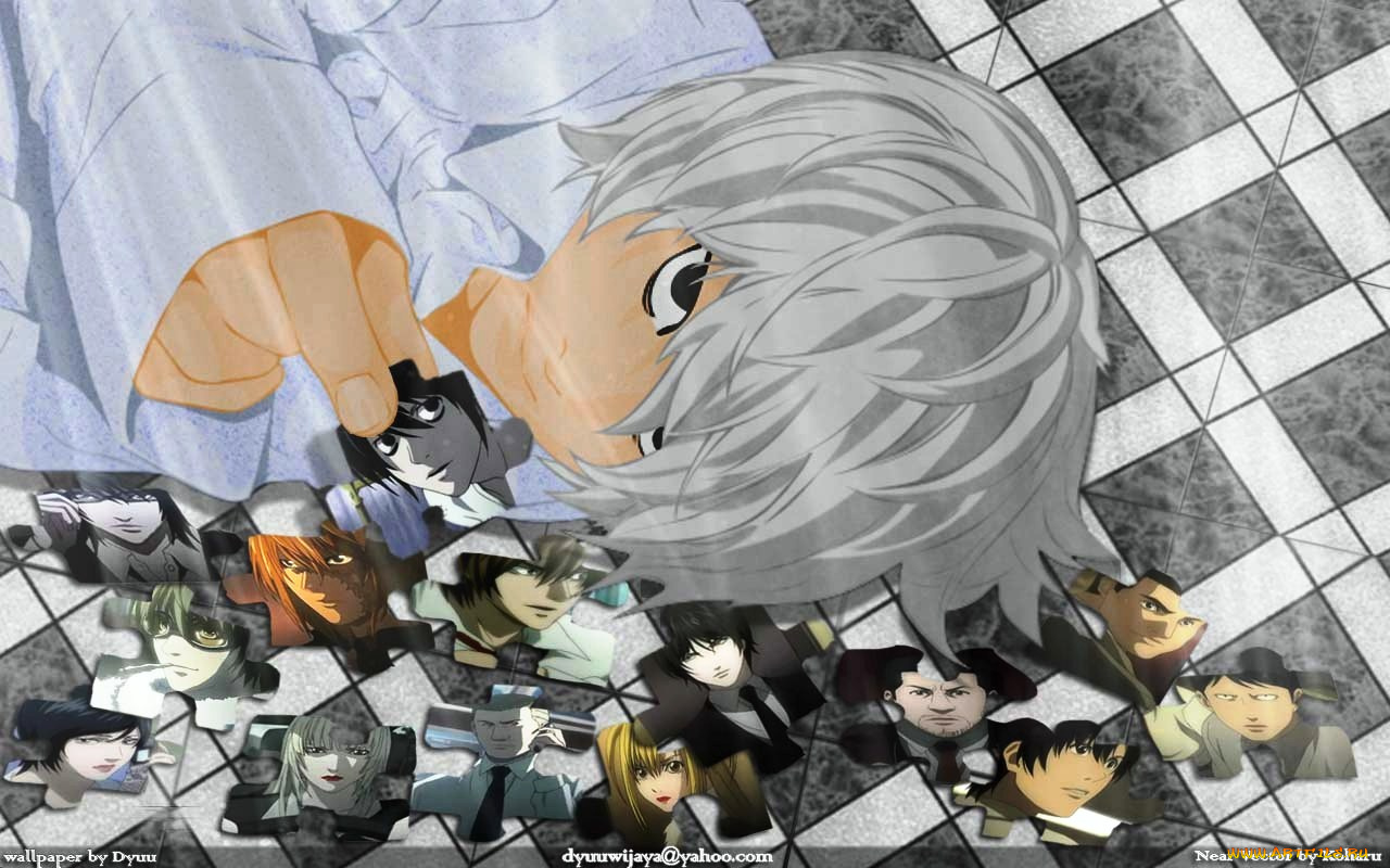 аниме, death, note