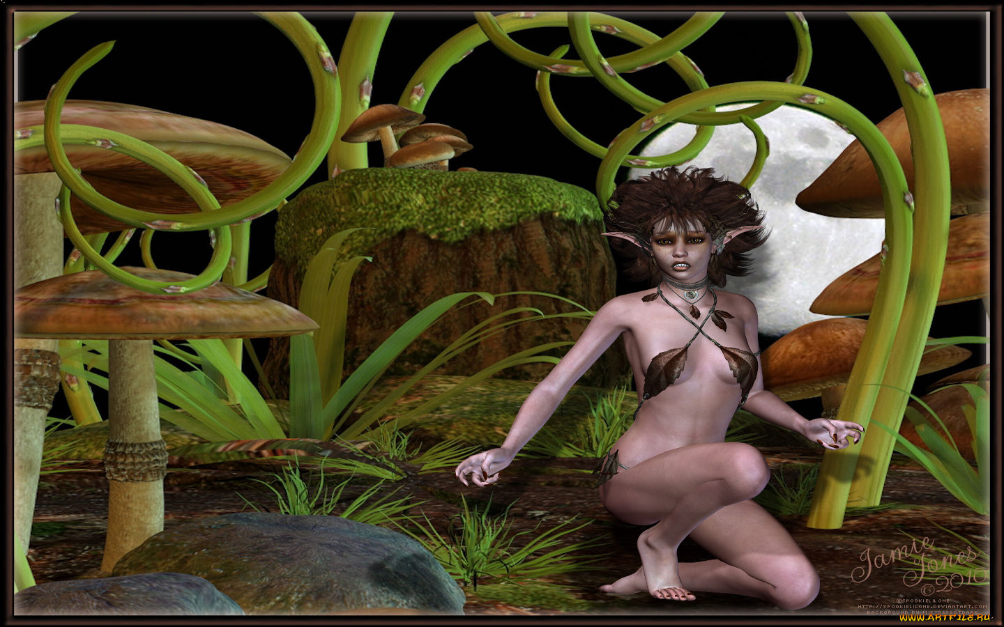 3д, графика, elves, эльфы