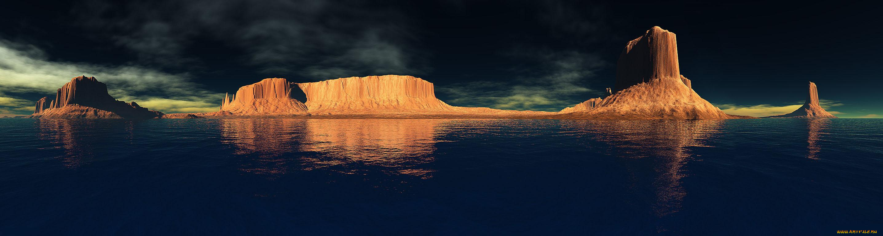 3д, графика, nature, landscape, природа