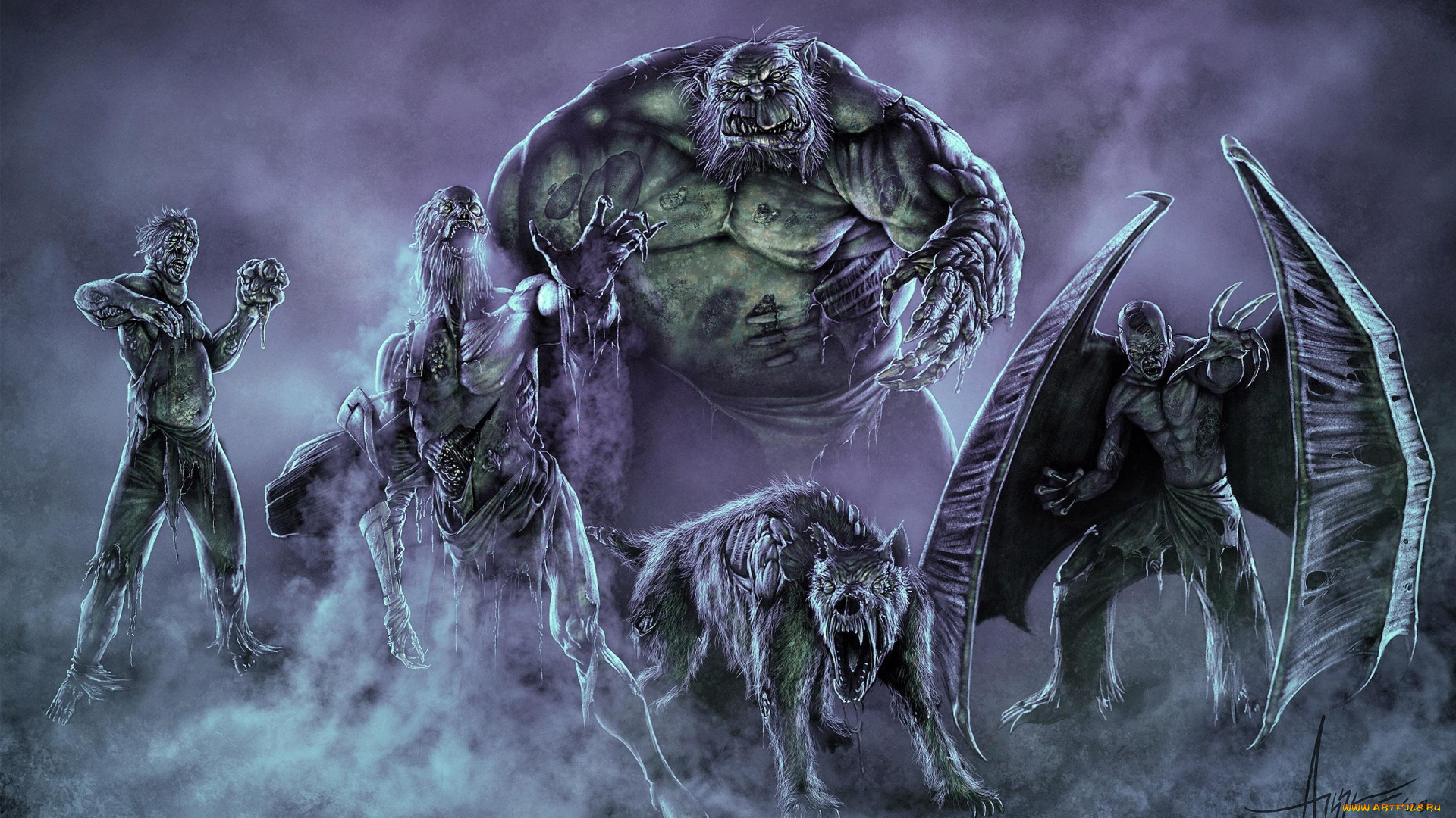 steve, argyle, фэнтези, нежить