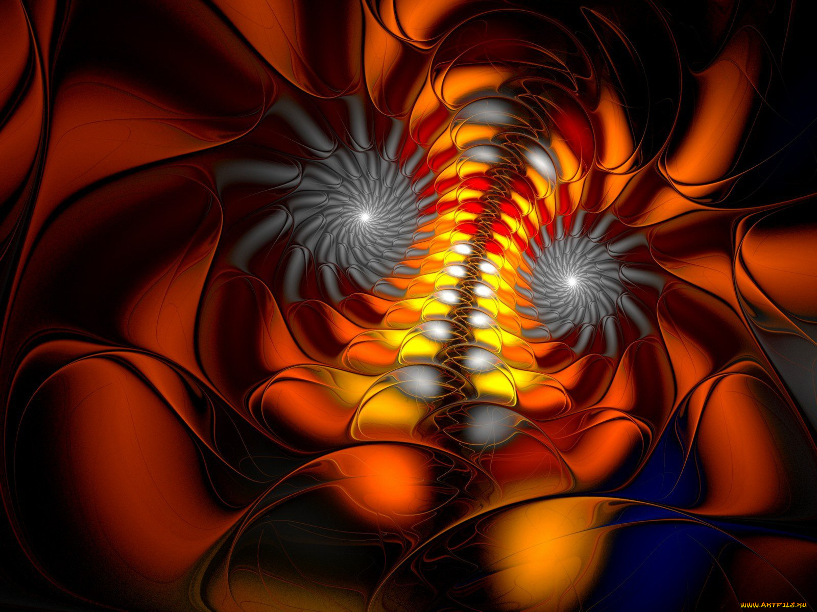 3д, графика, fractal, фракталы, узор, цвета, фон