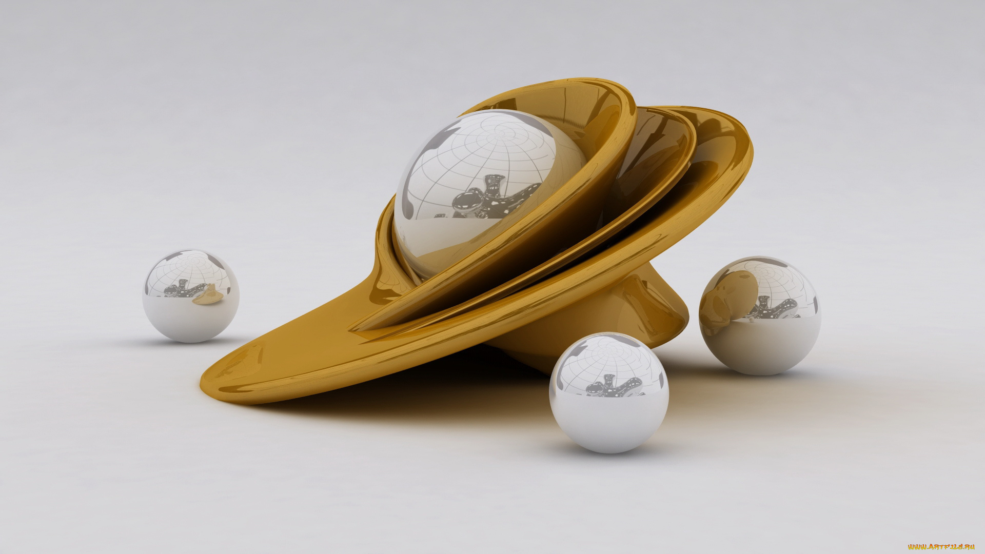 3д, графика, другое, шары