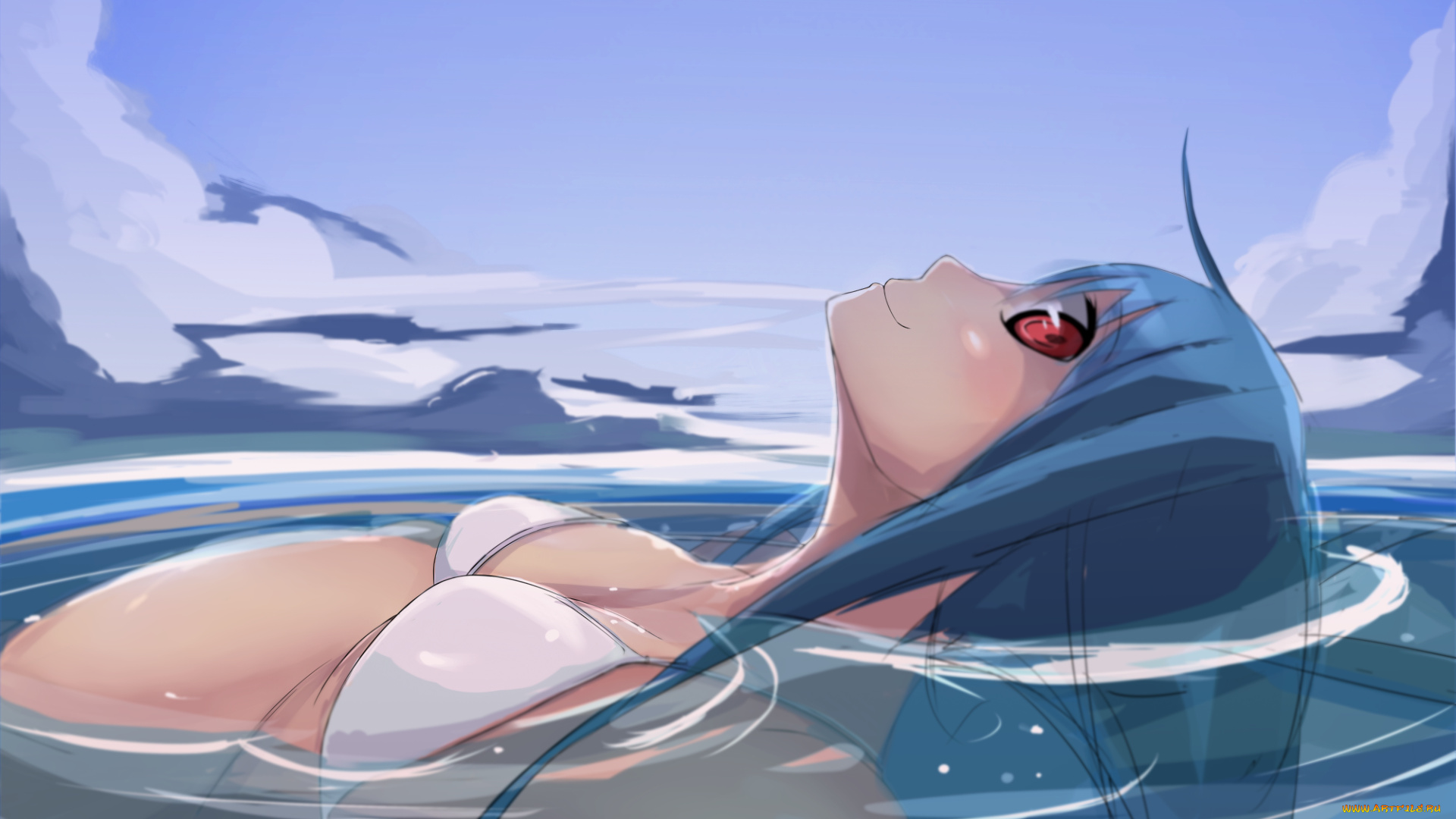 hinanawi, tenshi, аниме, touhou