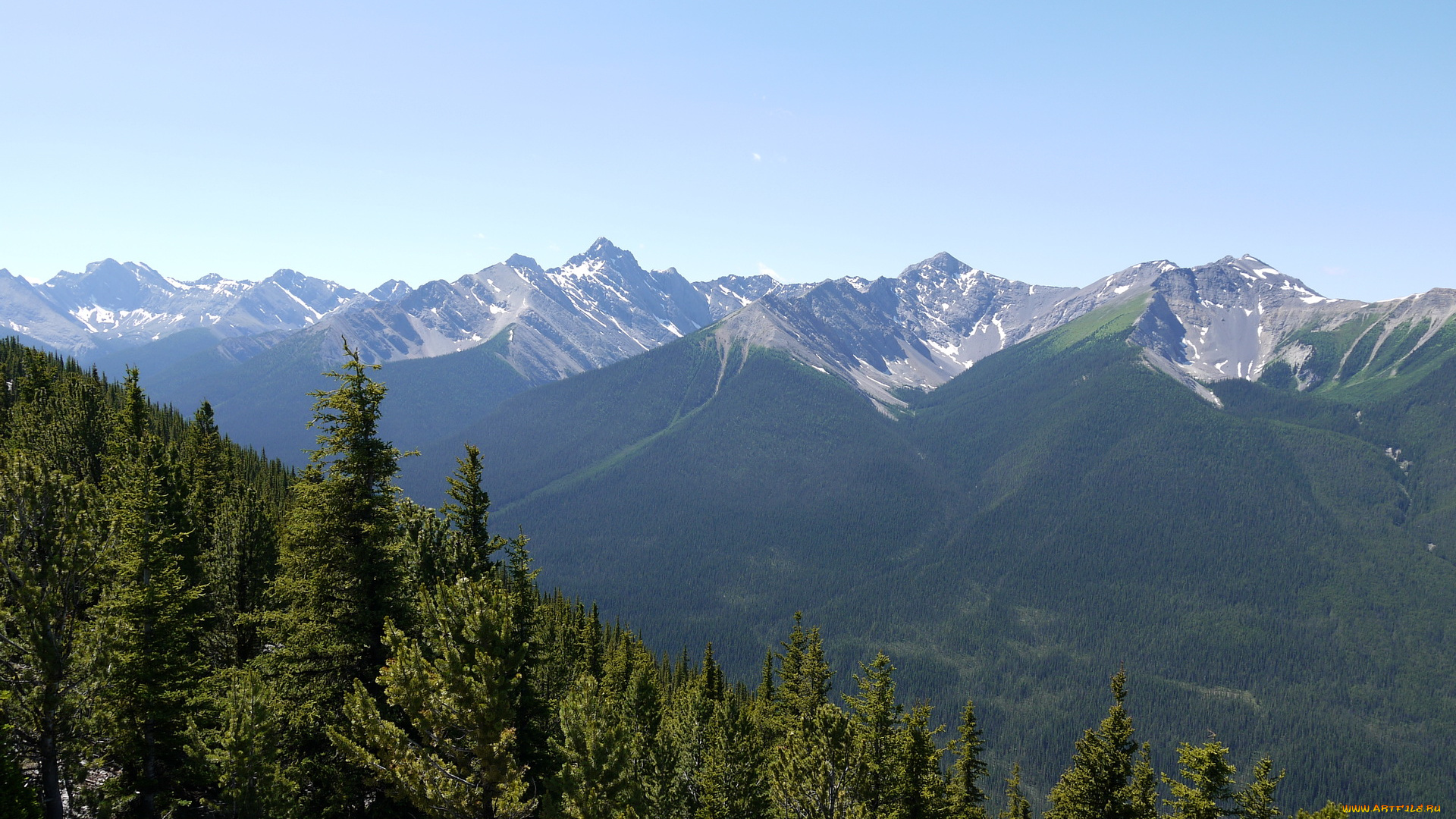 природа, горы, banff, alberta, canada