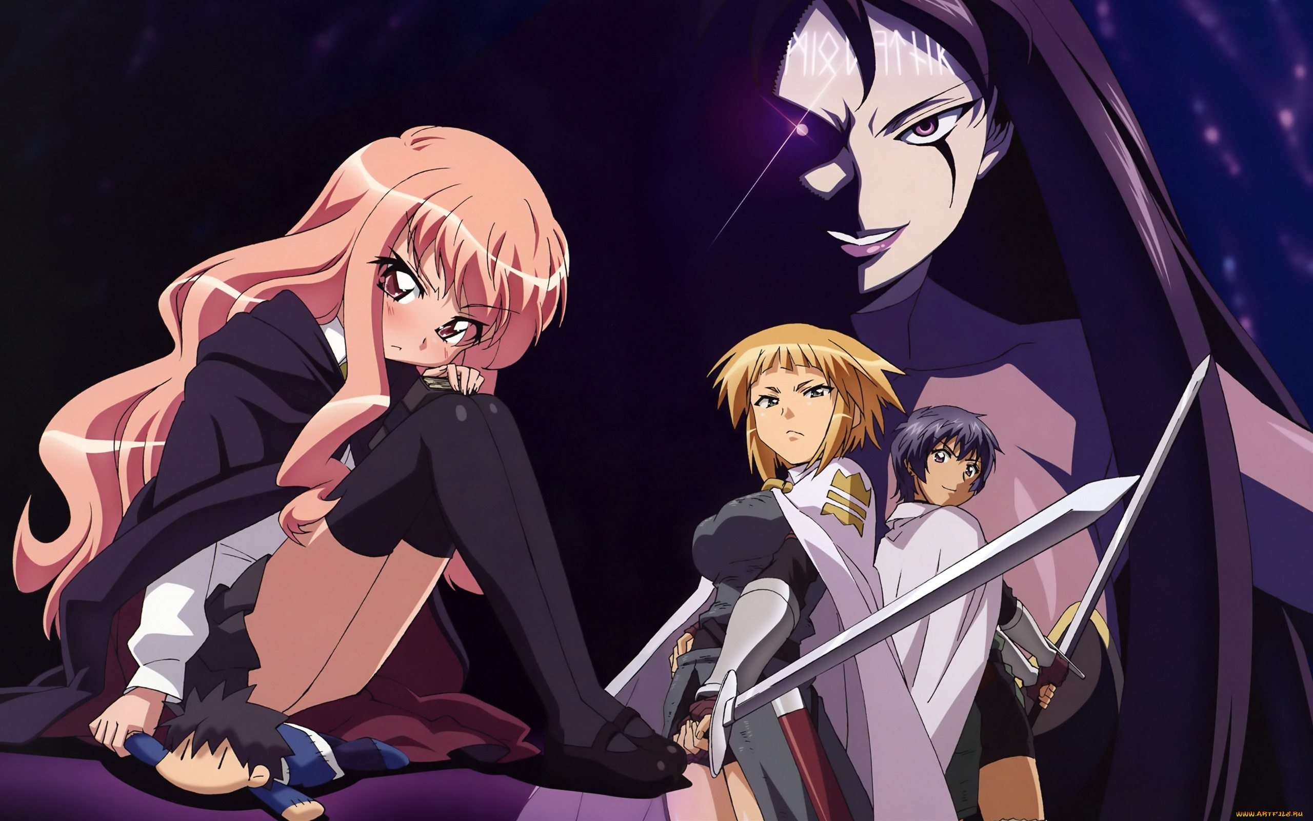 аниме, zero, no, tsukaima