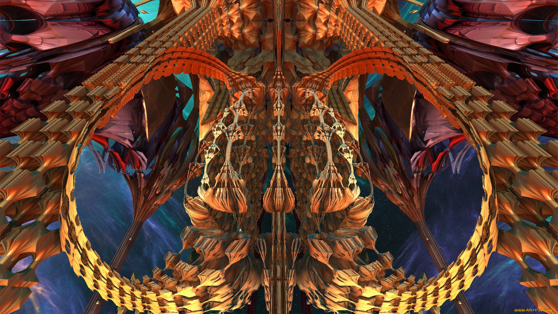 3д, графика, фракталы, , fractal, цвета, фон, узор