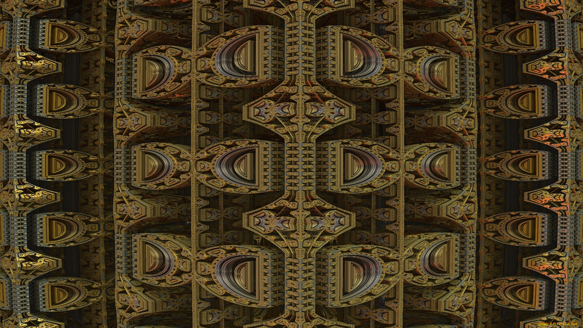 3д, графика, фракталы, , fractal, узор, цвета, фон