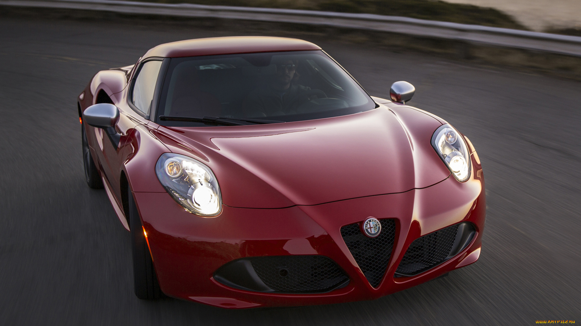 автомобили, alfa, romeo, 2015г, красный, 960, us-spec, 4c, romeo, alfa