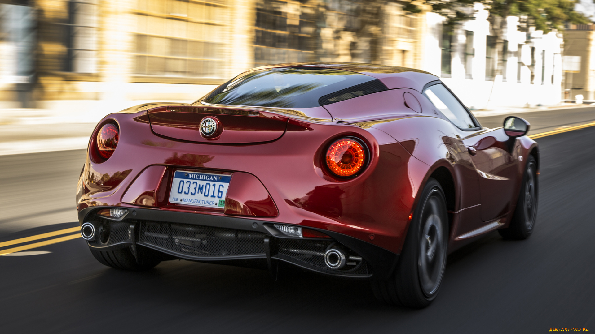 автомобили, alfa, romeo, alfa, красный, 960, 2015г, us-spec, 4c, romeo