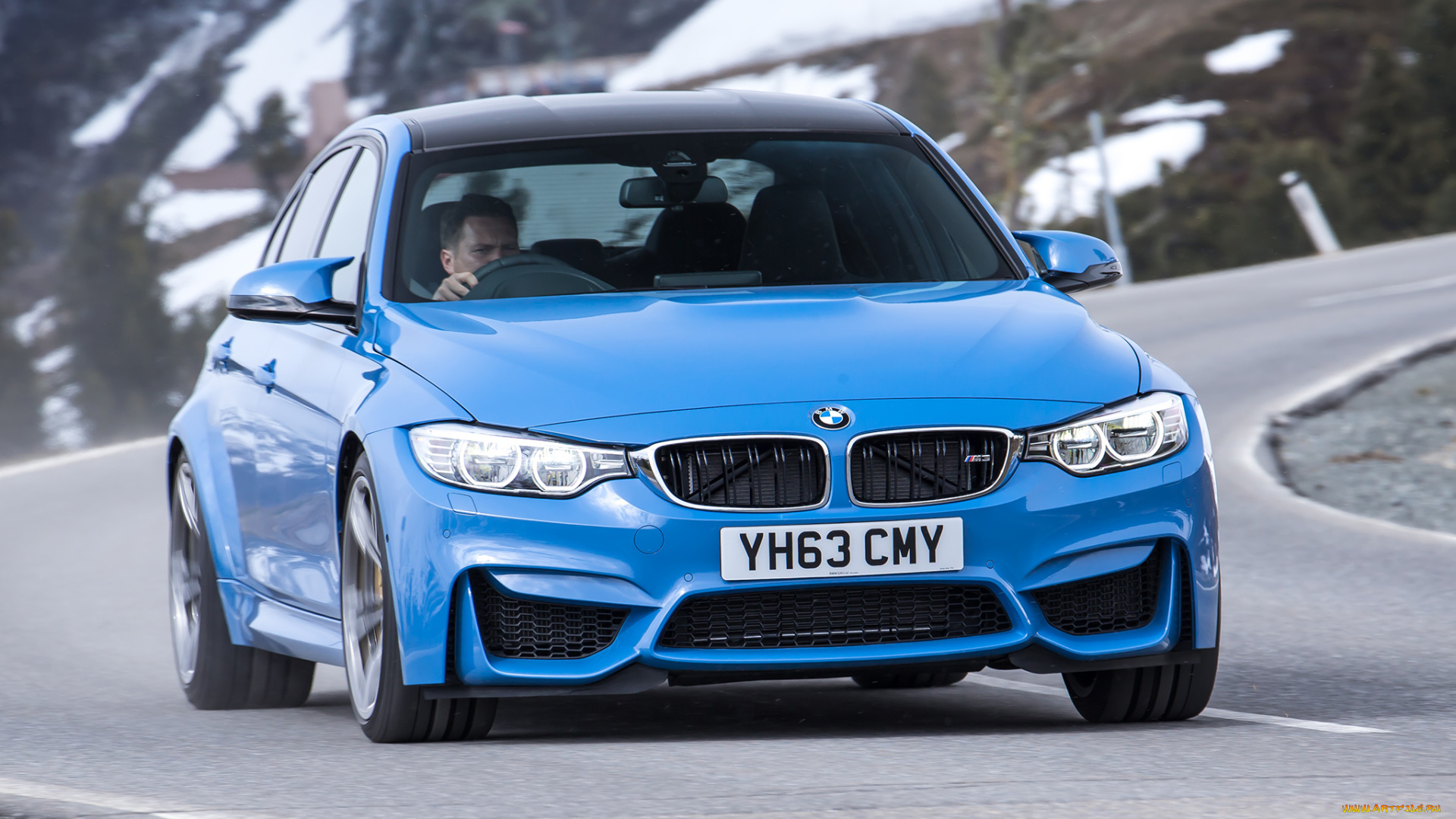 автомобили, bmw, синий, uk-spec, m3, 2014г, f80