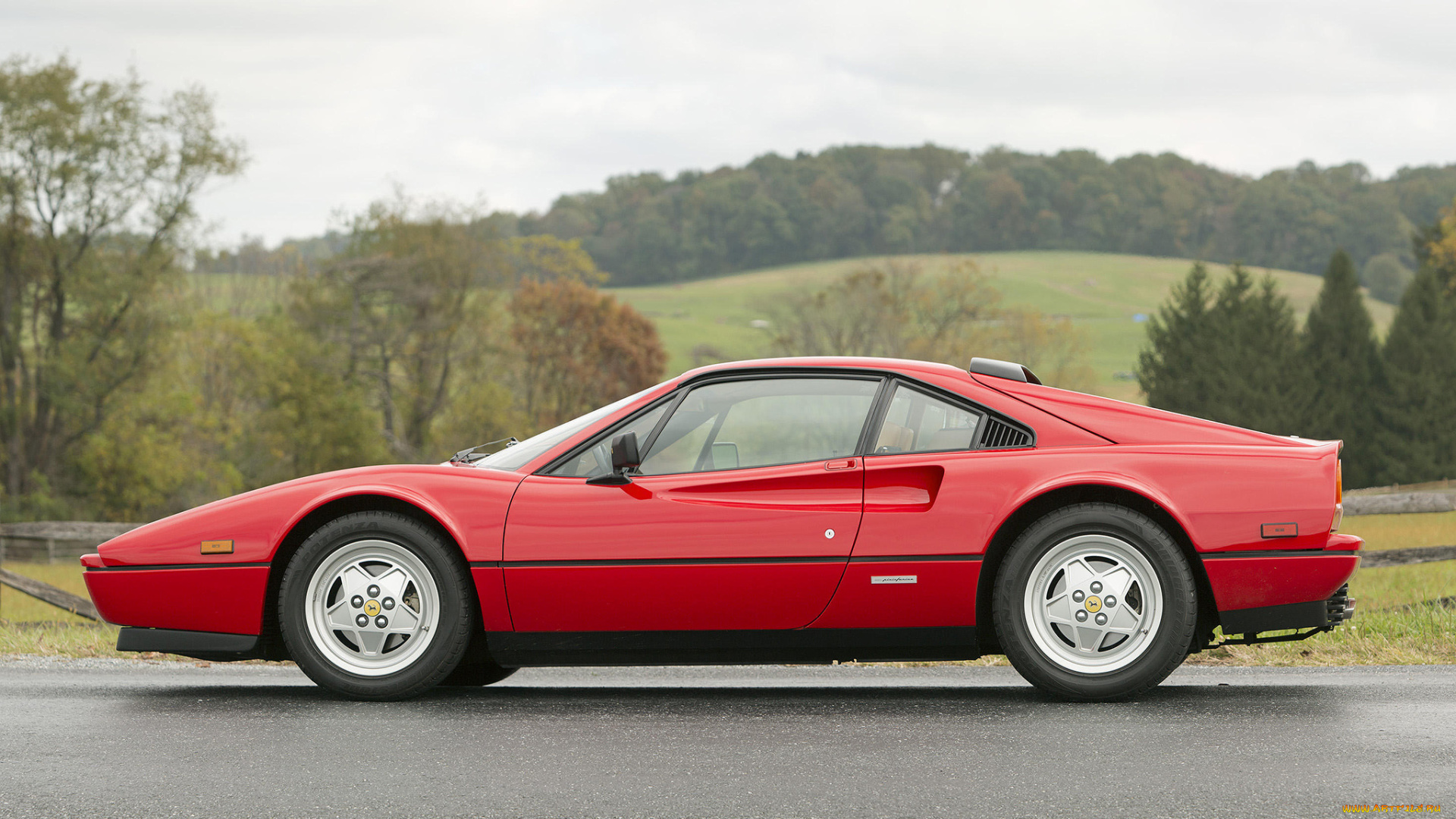 автомобили, ferrari, 328, gtb, us-spec, красный